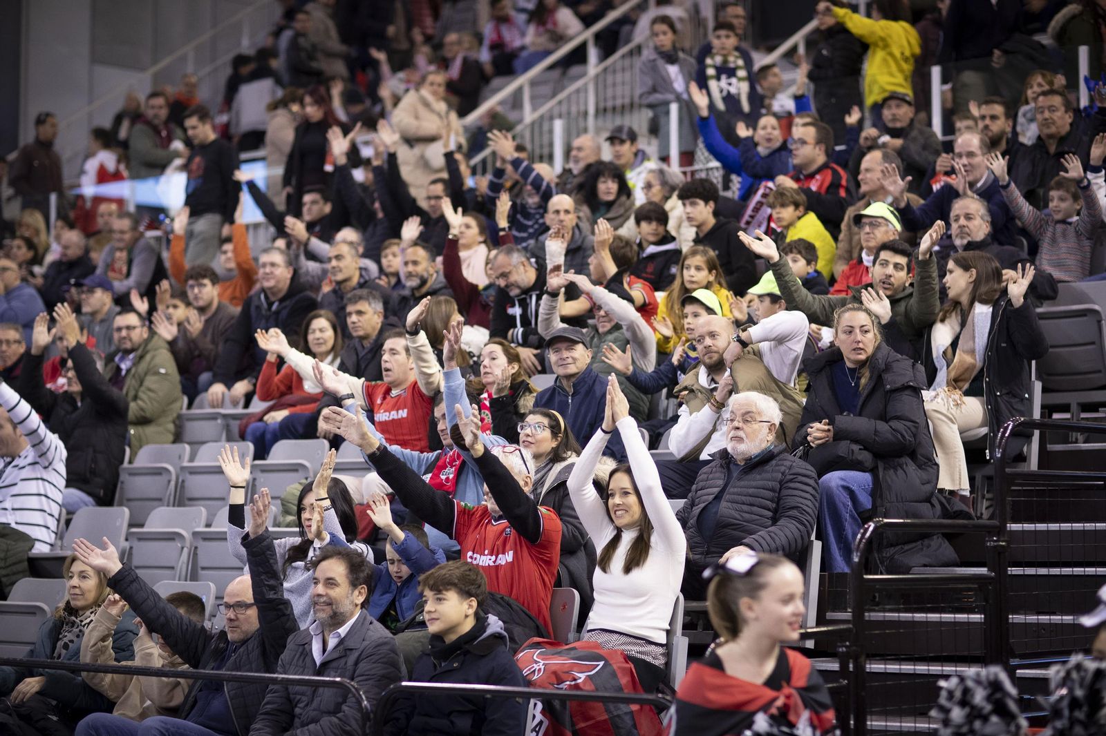 La afición granadina no pudo disfrutar de la victoria de su equipo.
