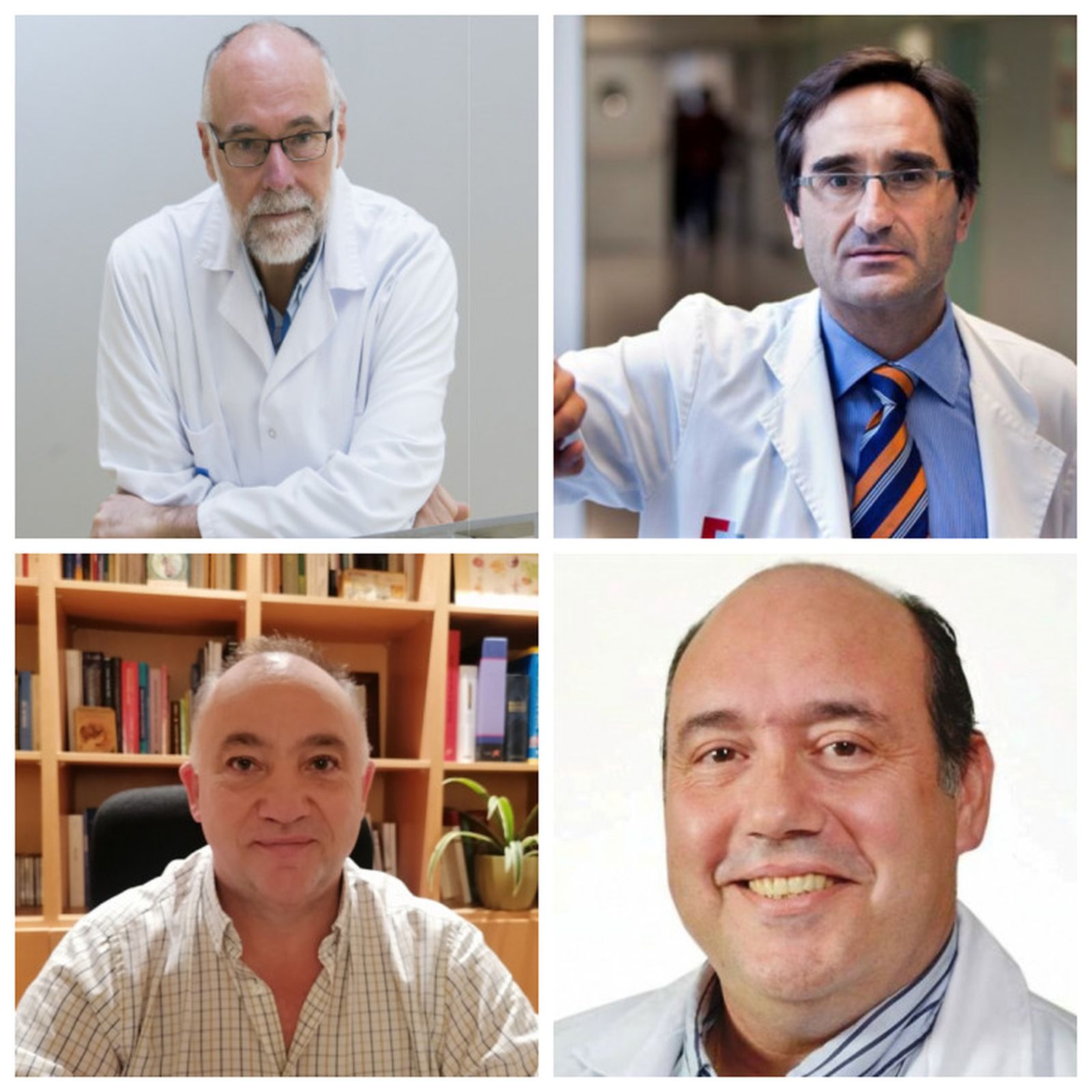 Fotografía de los cuatro profesionales que participan en este proyecto europeo.