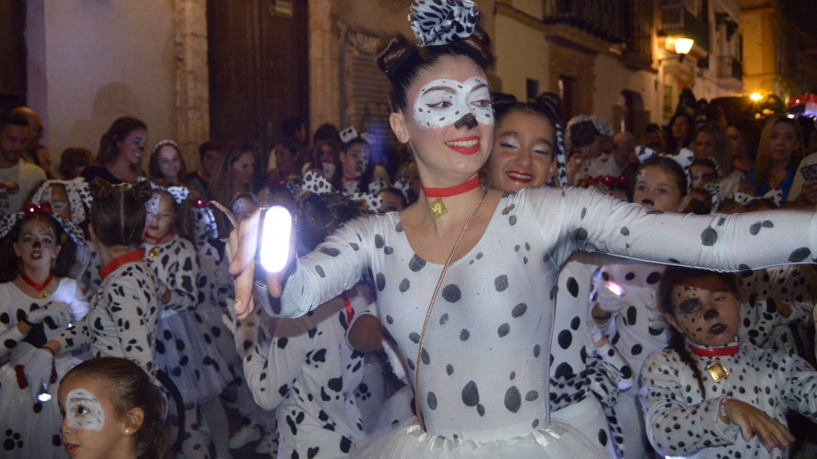 Los dálmatas, durante la cabalgata.