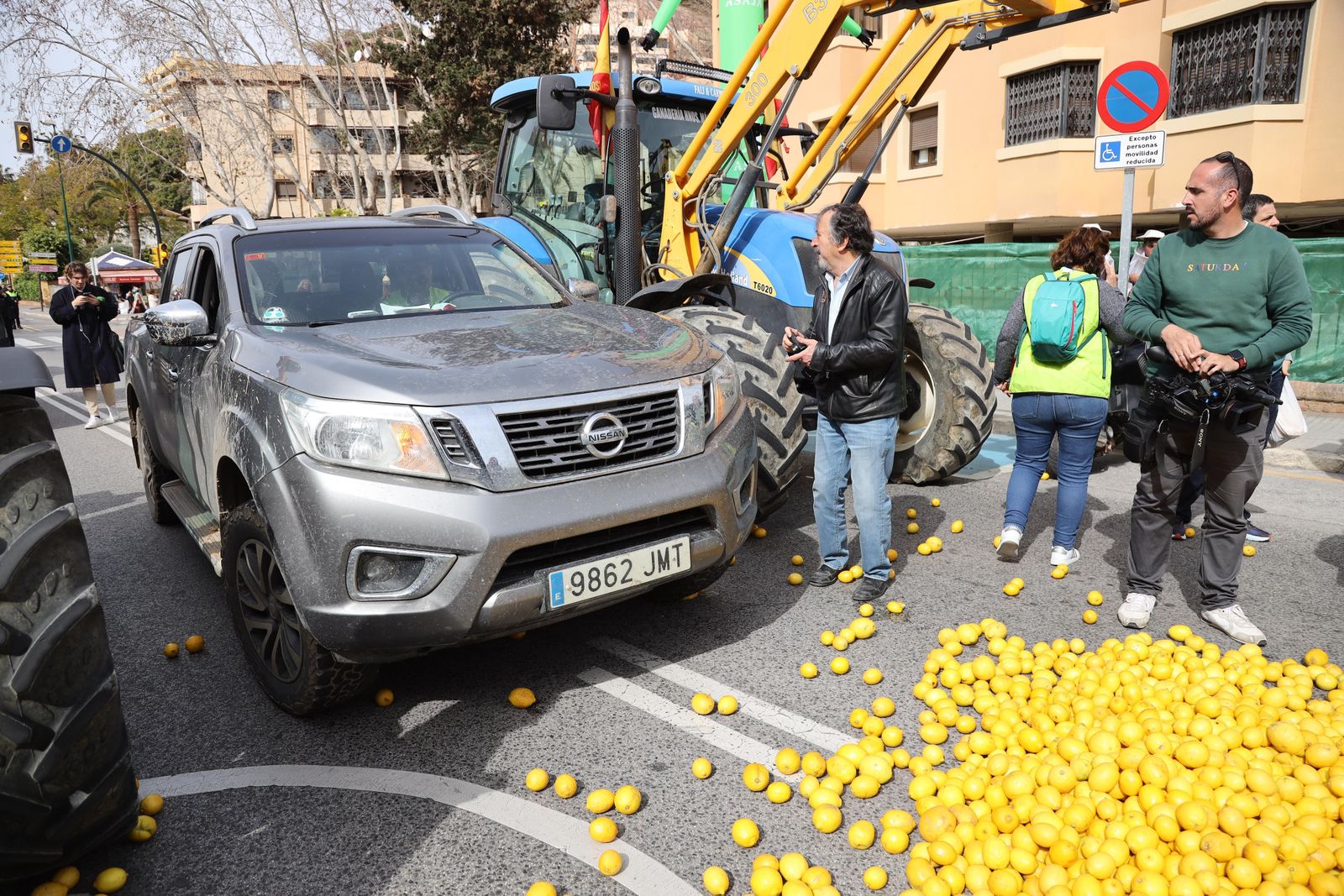 Vuelven los tractores a Málaga, las fotos de la protesta
