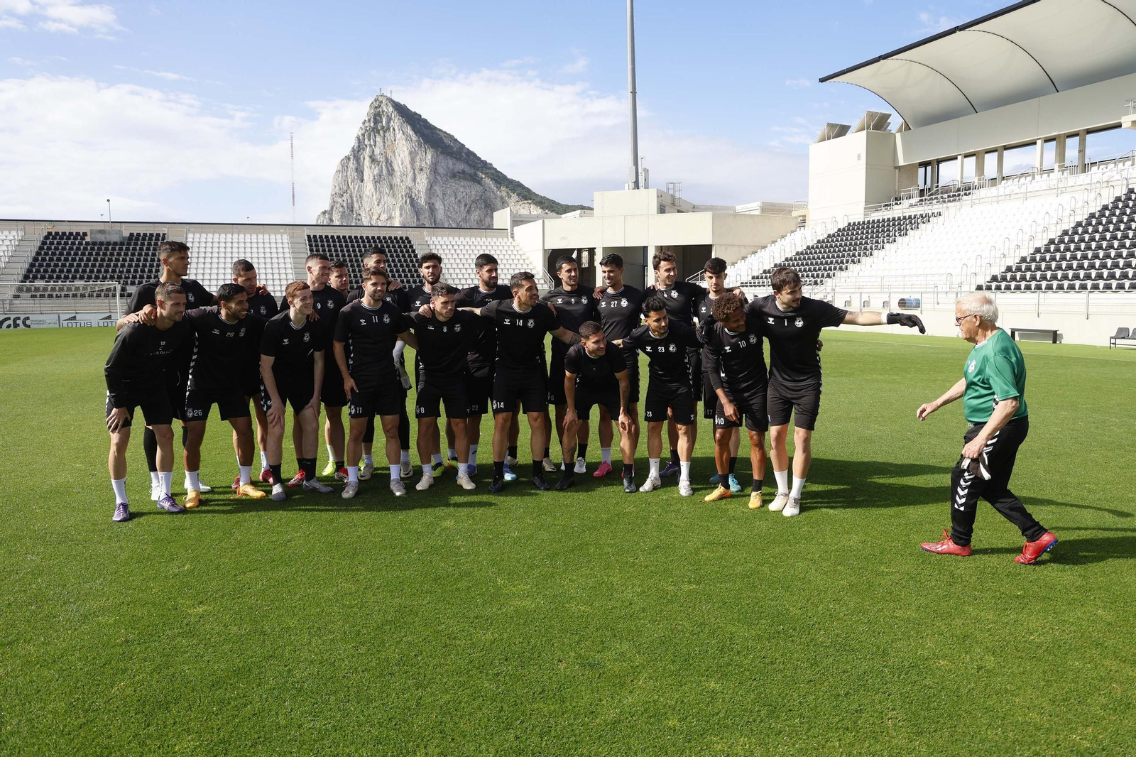Fotos del último entrenamiento de la Balona antes del decisivo partido ante el líder