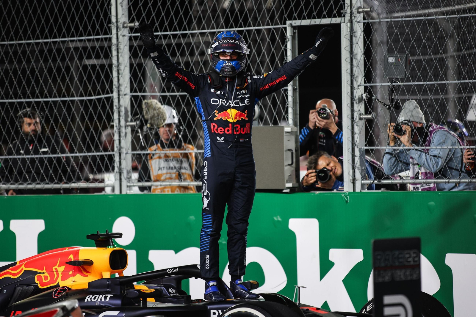 Las fotos del título mundial de Verstappen en Las Vegas