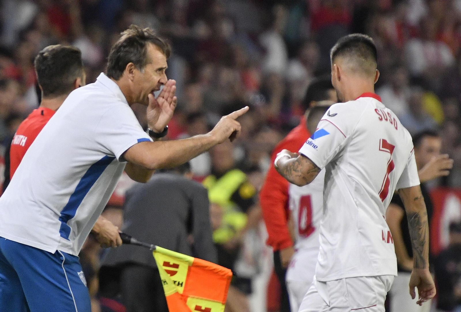 Las imágenes de Lopetegui como entrenador del Sevilla fc