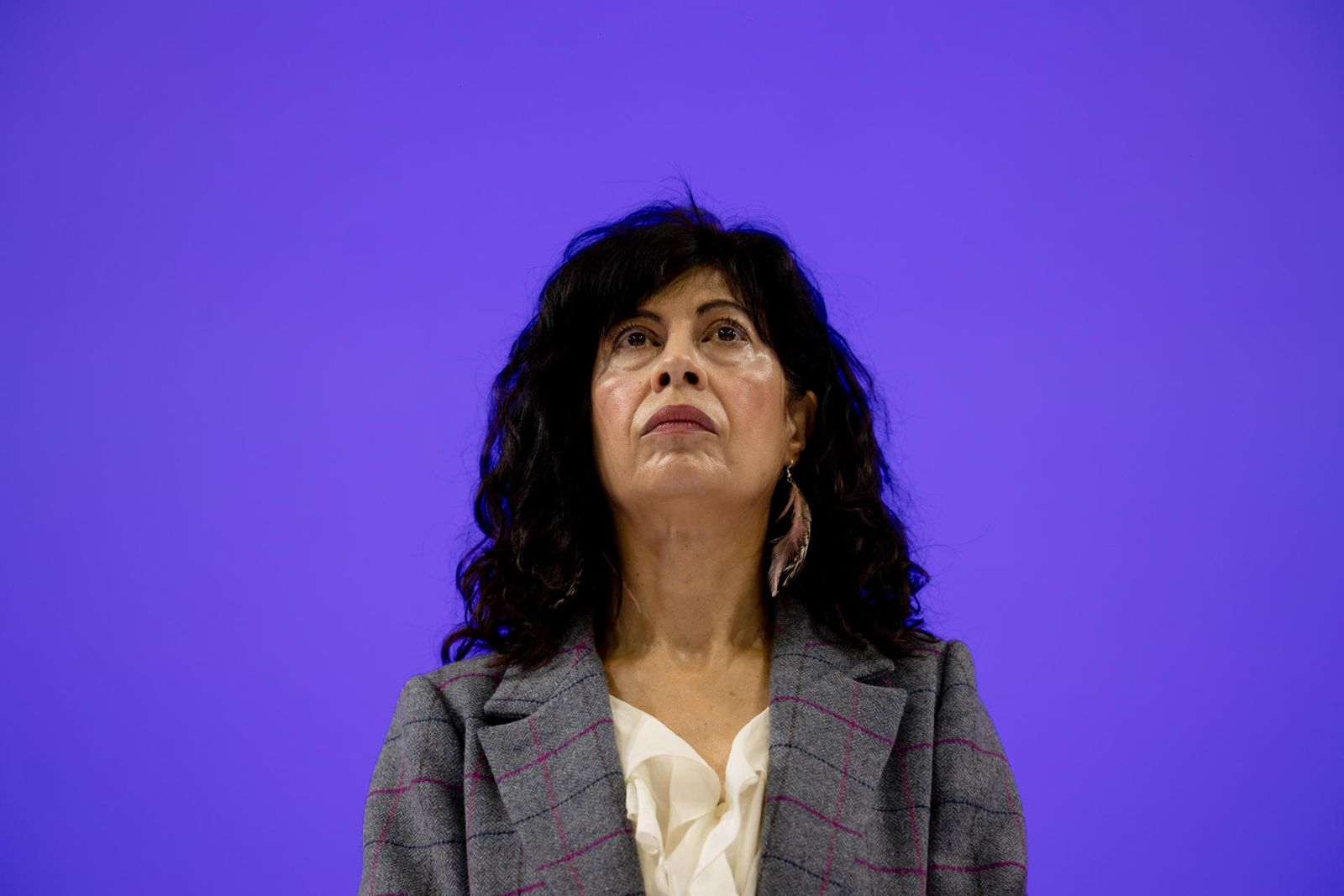 La ministra de Igualdad, Ana Redondo ,antes de presidir el comité de crisis institucional.