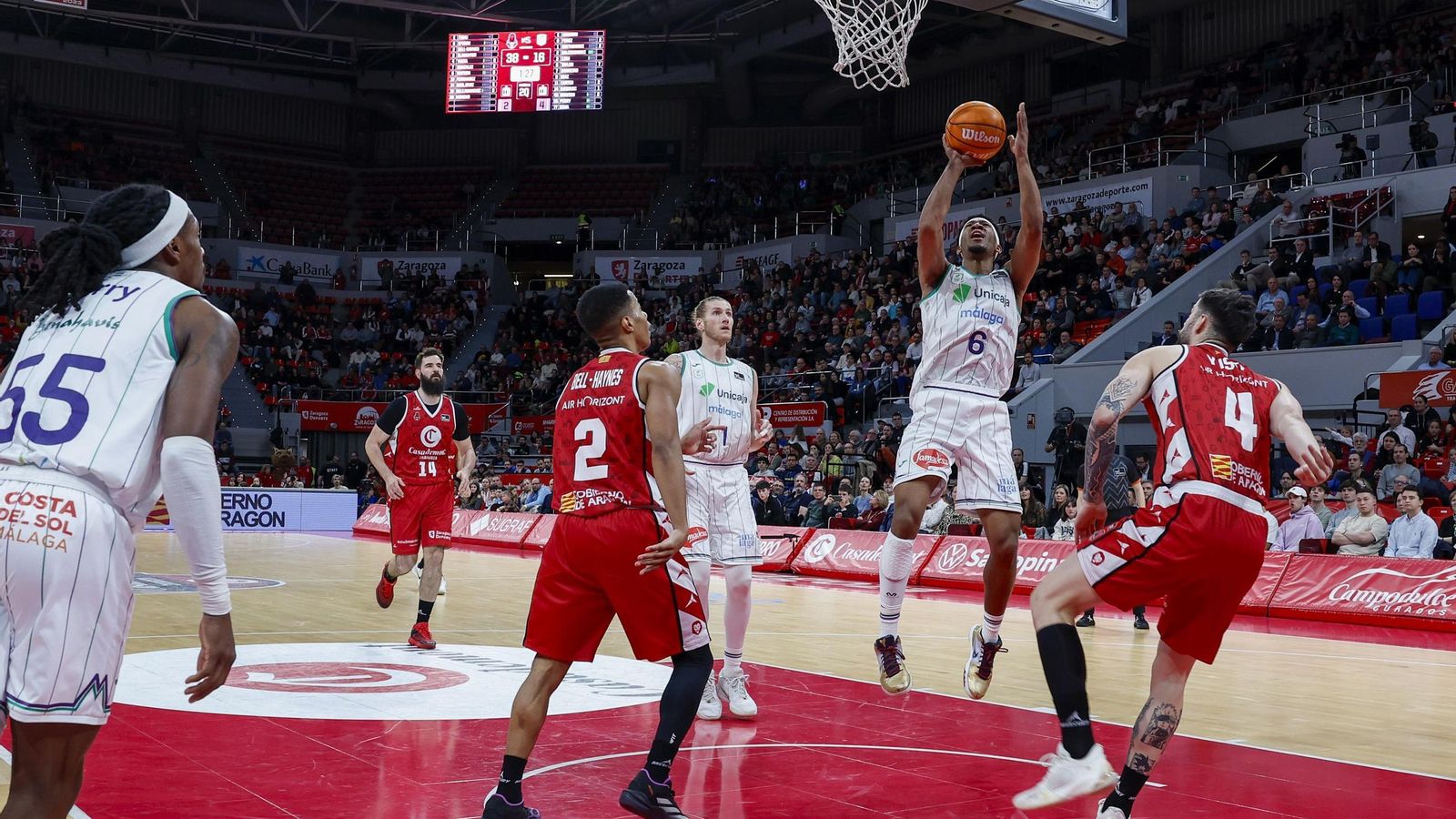 El Casademont Zaragoza-Unicaja, en fotos