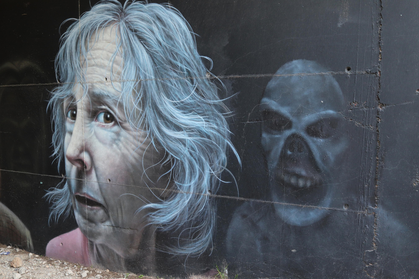 Así es la galería de arte urbano bajo la autovia de Benalmádena Así es la galería de arte urbano bajo la autovia de Benalmádena