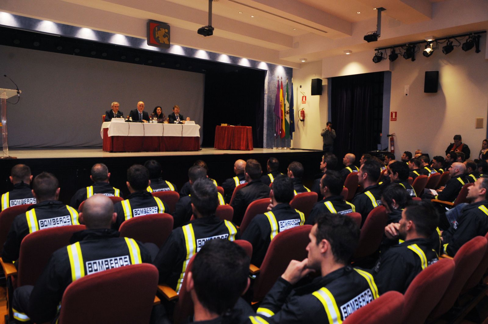 Acto de bienvenida a los funcionarios, el pasado marzo en el Palacio de la Merced.