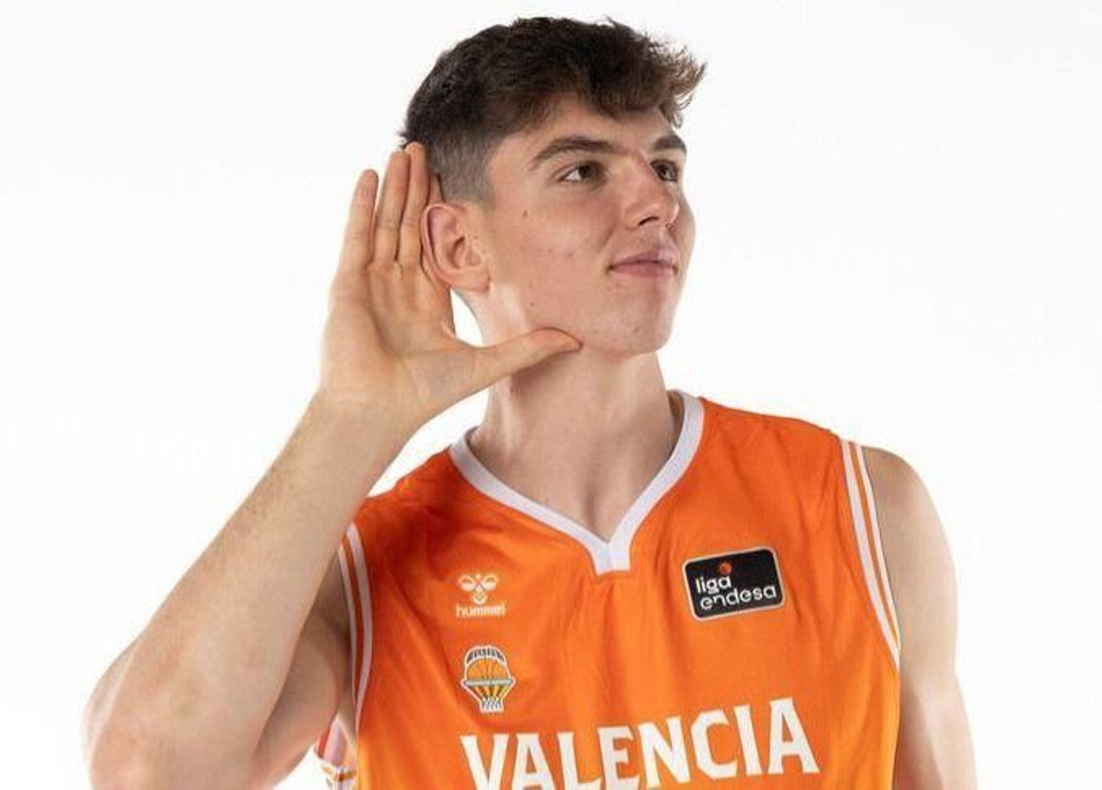 De Larrea, en una sesión de fotos.