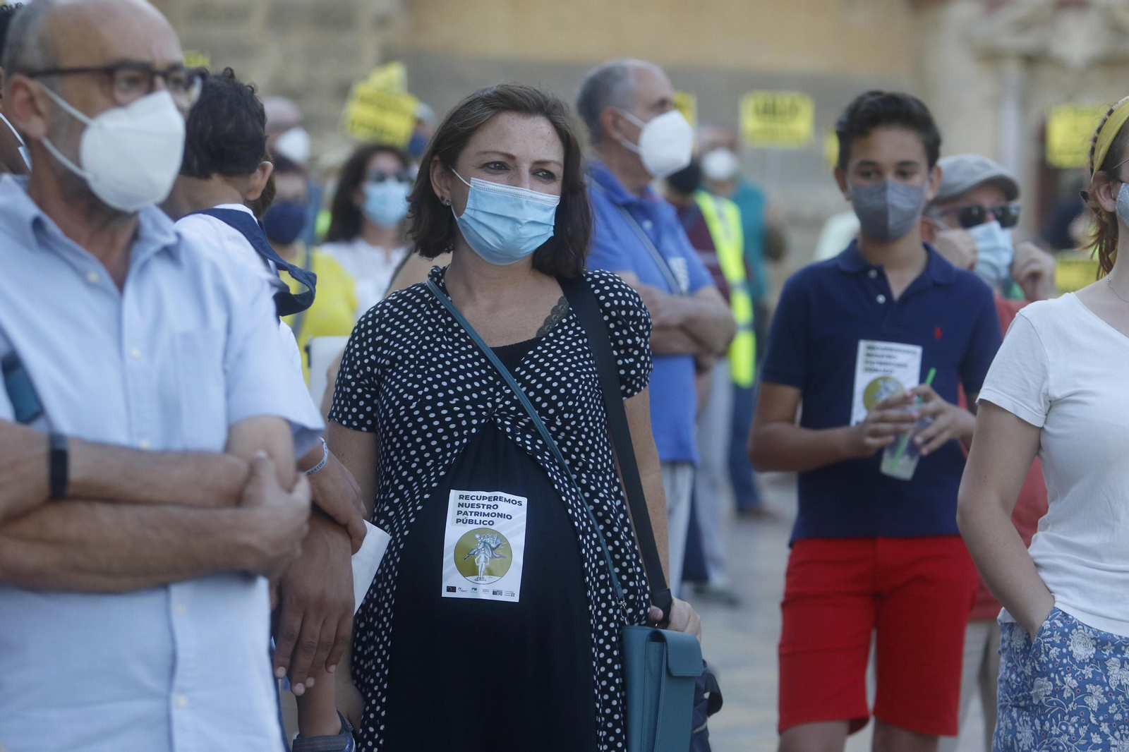 La protesta contra las inmatriculaciones de la Iglesia en Córdoba, en fotografías