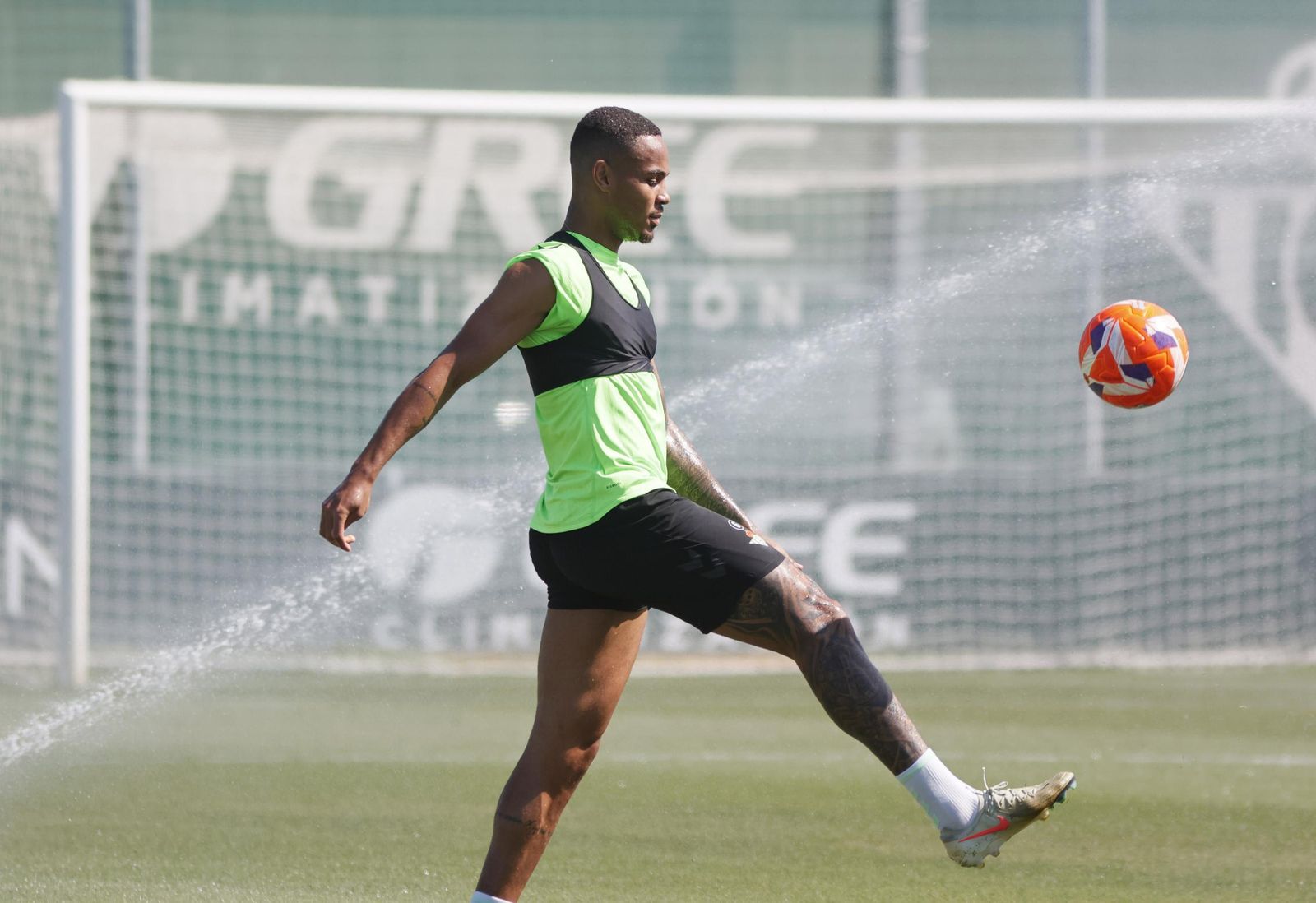 Las imágenes del entrenamiento del Betis