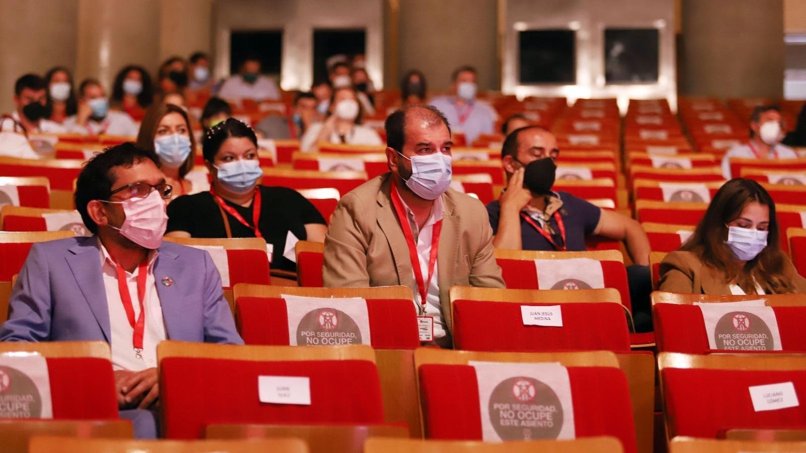 Patio de butacas del Palacio de Congreso durante una de las ponencias.