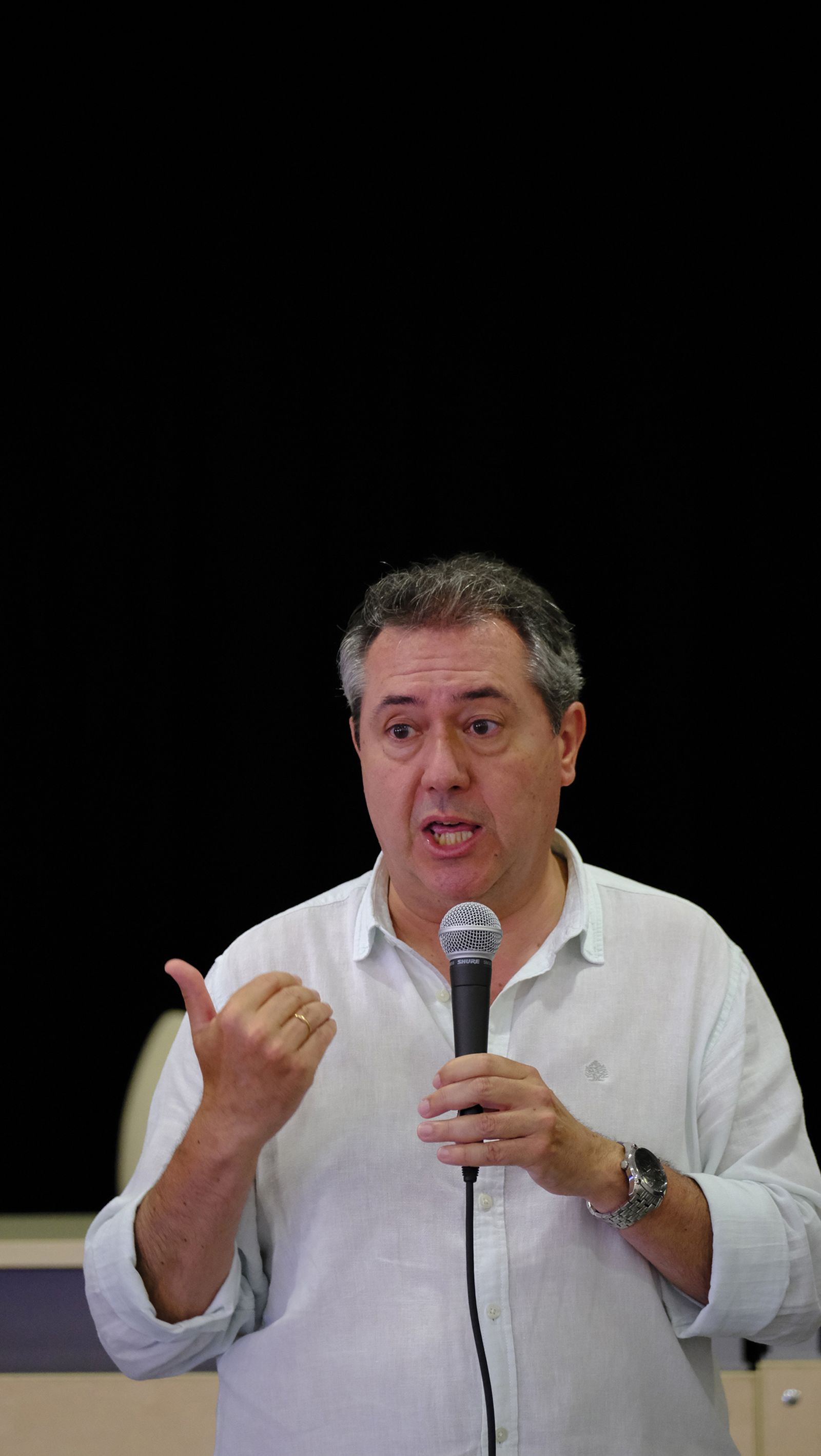 Juan Espadas, candidato a las primarias del PSOE, en Alhama y Bentarique. Almería