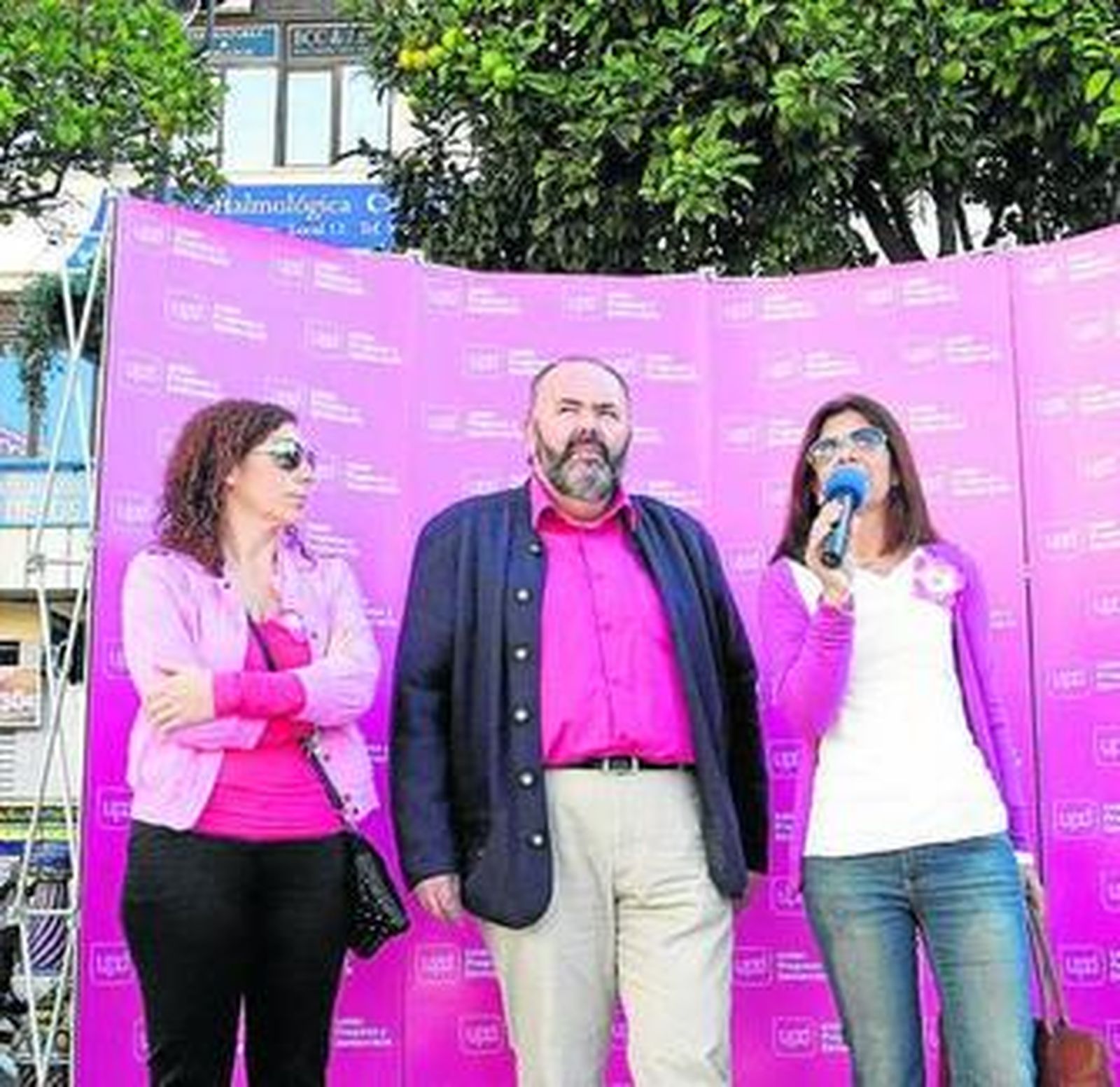 María José López Pestime, Manuel Pérez Fabra y Rosario Mateo.