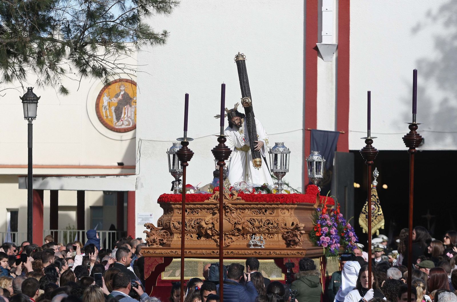 Las imágenes de las Tres Caídas en Algeciras