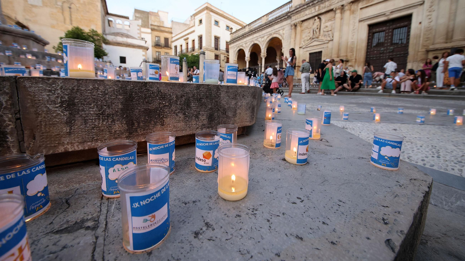 Imágenes de la Noche de las Candelas en Jerez