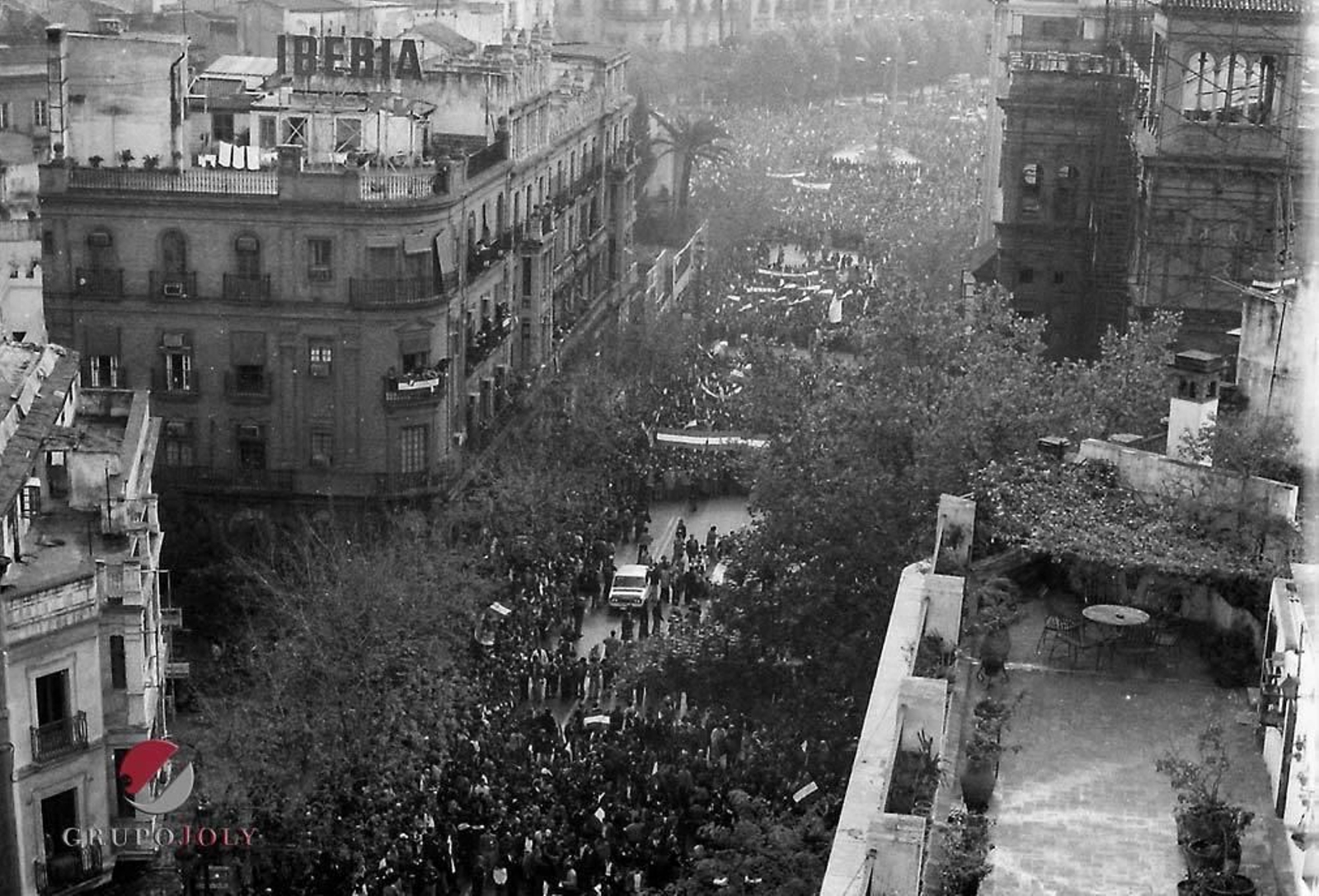 La histórica manifestación del 4 de diciembre de 1977