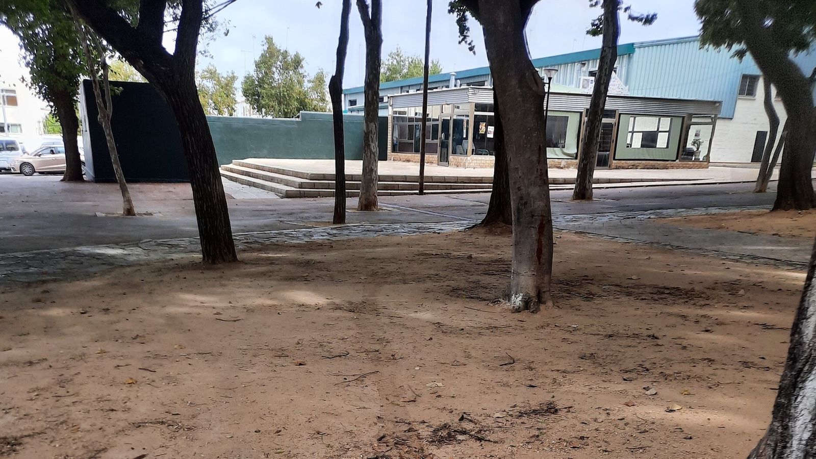 El parque Almirante Laulhé, en una imagen difundida por IU.