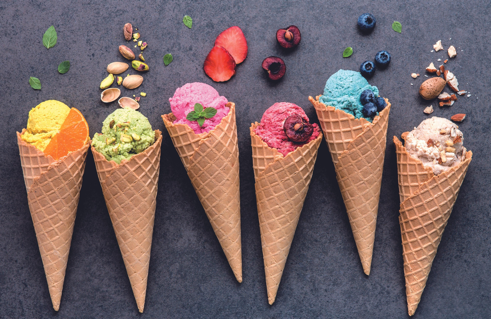 Postres para después del pescado.