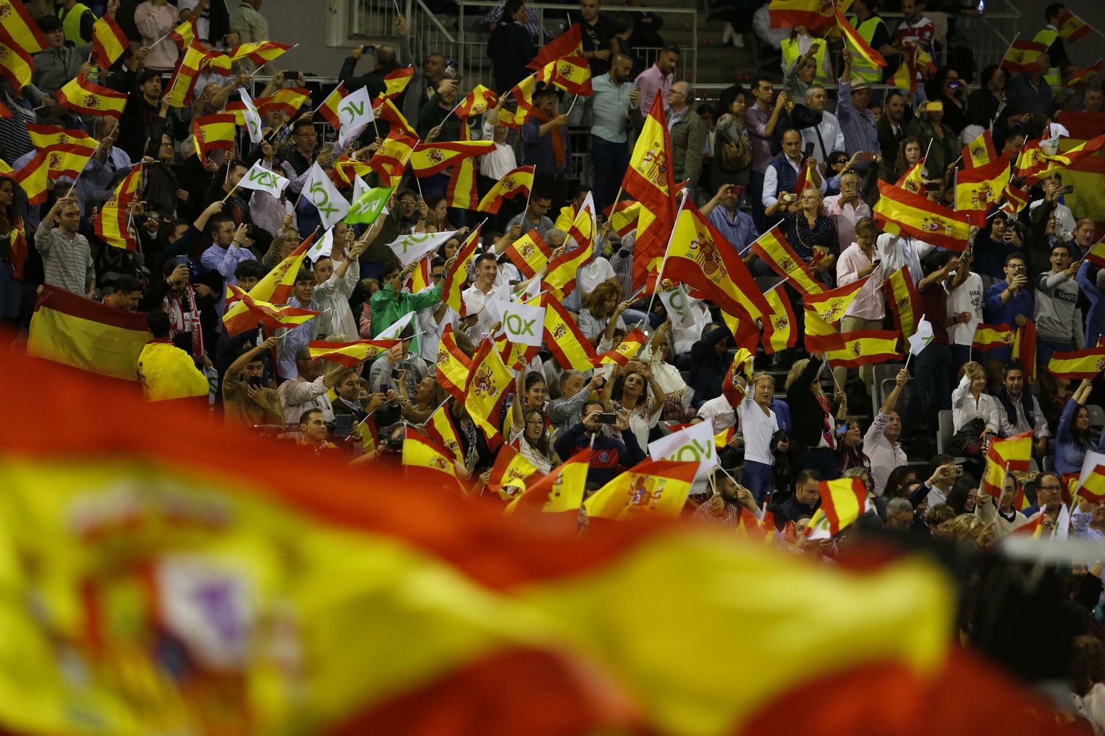 Fotos del 'llenazo' de Vox en Granada