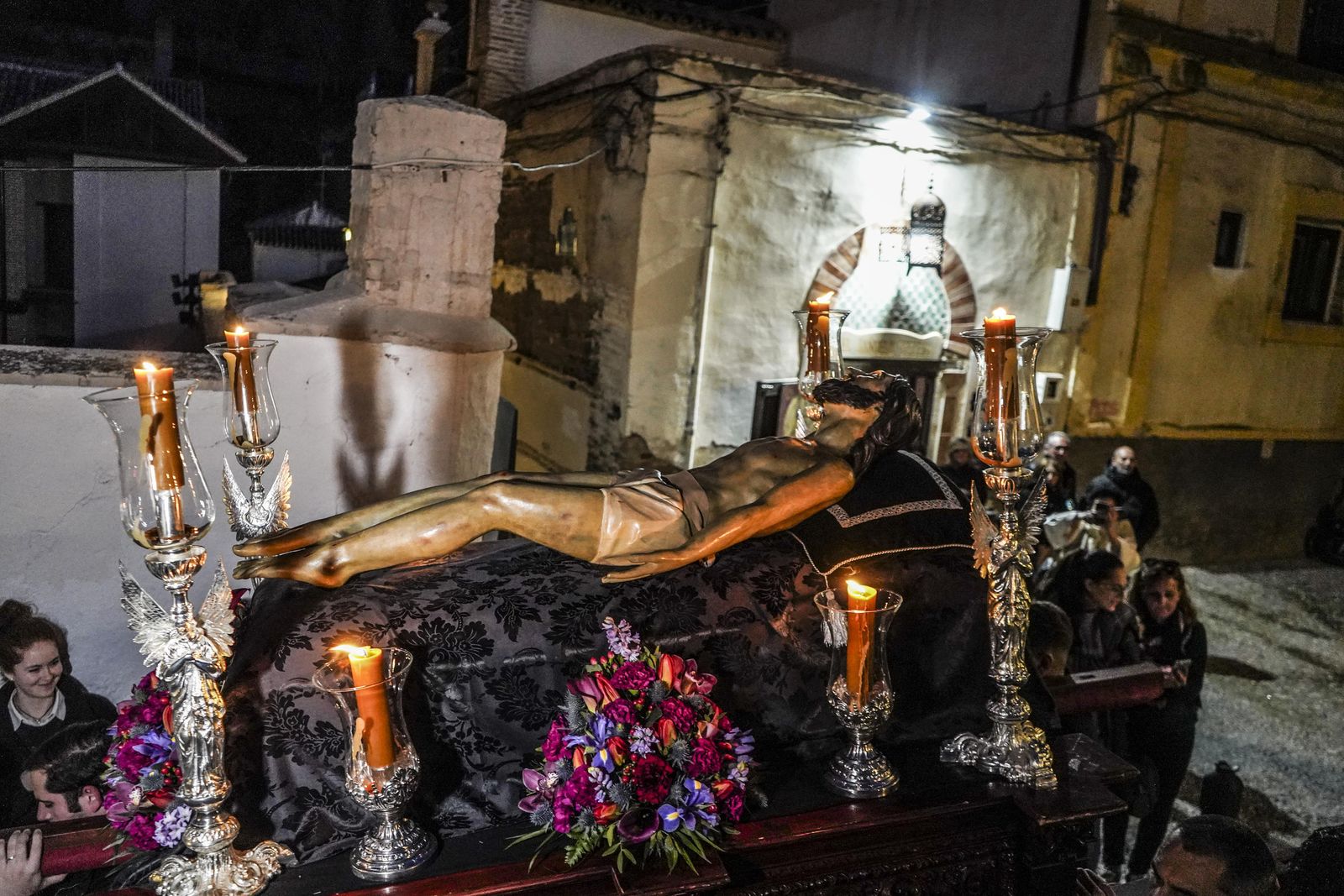 Así fue el vía crucis del Santo Sepulcro