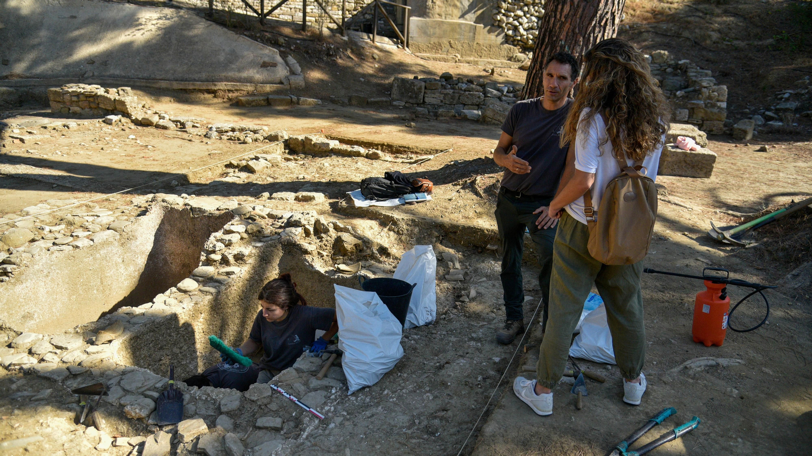 La fabrica de salazón en el yacimiento arqueológico de Carteia