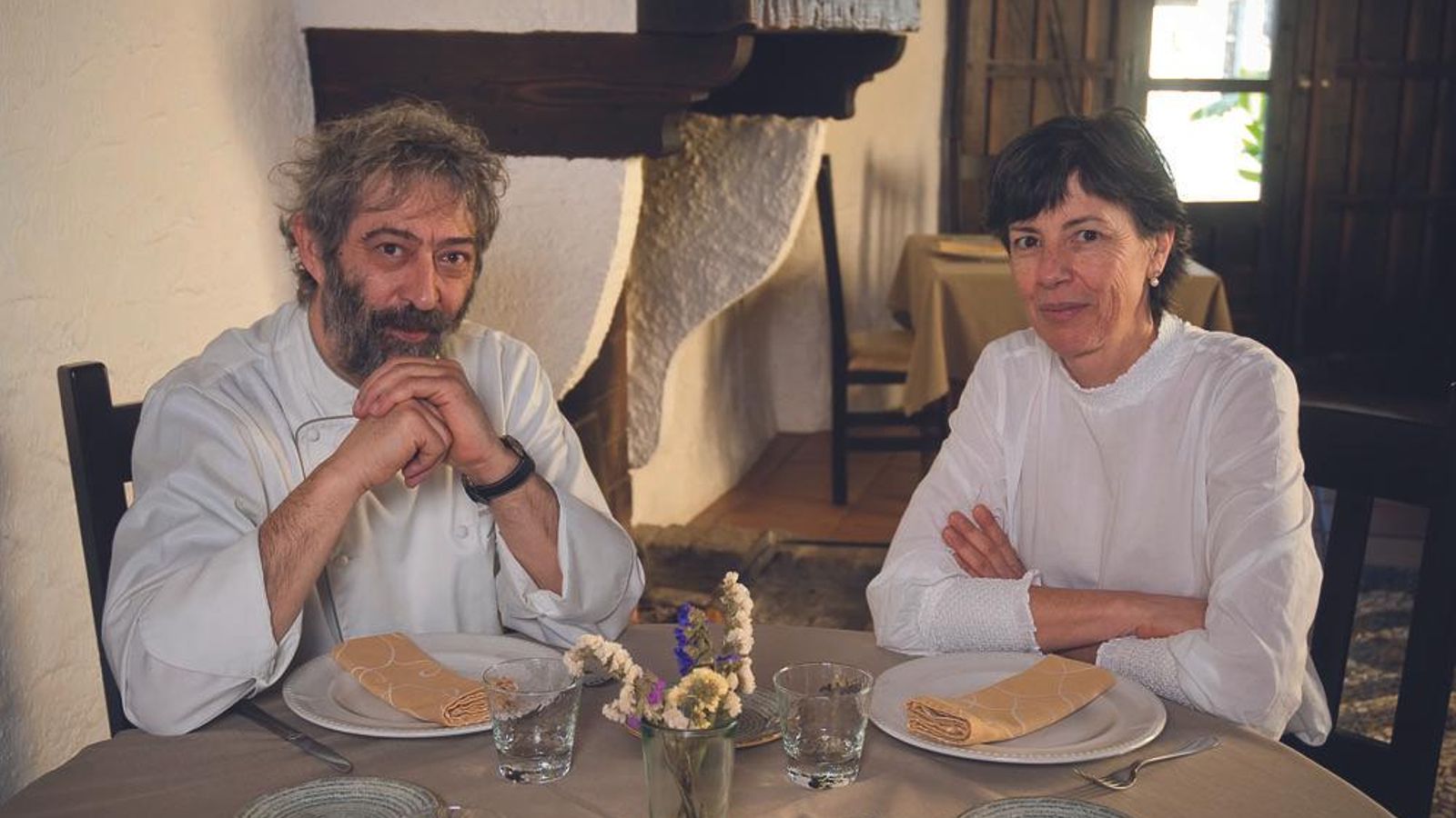 El chef Luismi López y su mujer Adela Ortiz, jefa de sala El chef Luismi López y su mujer Adela Ortiz, jefa de sala
