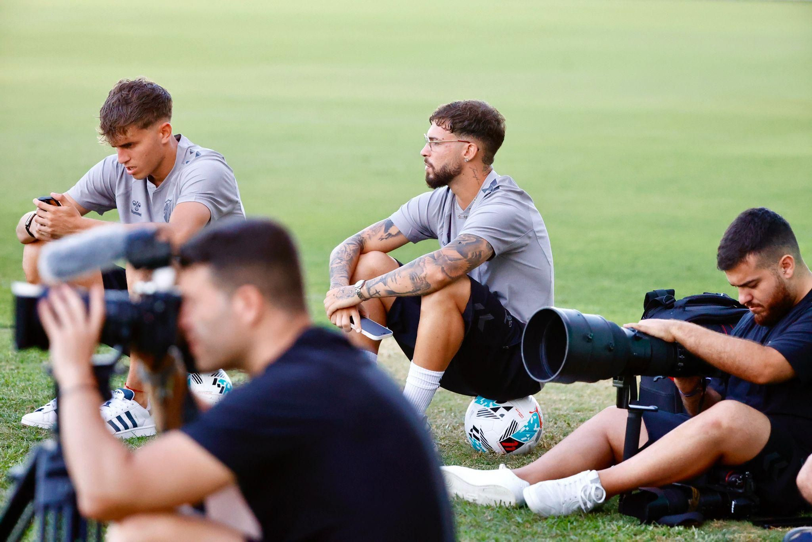 Almería-Málaga CF, en fotos