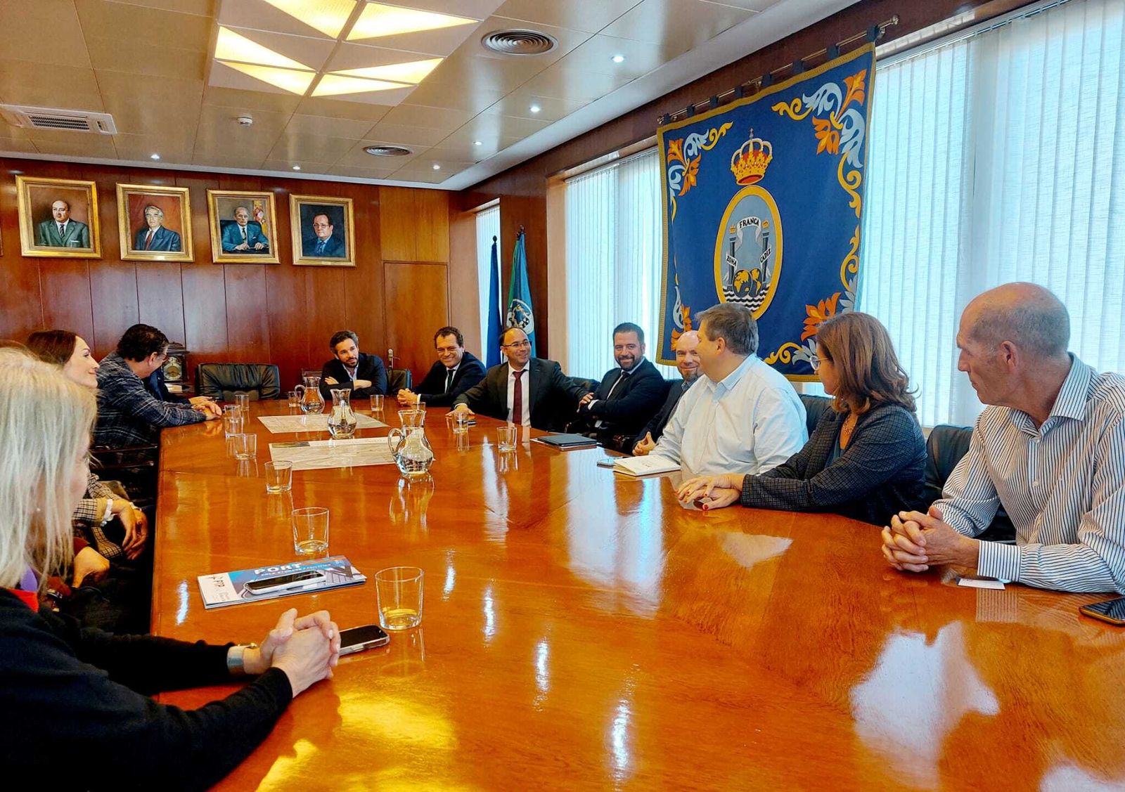 Una delegación de Argentina y Colombia visitan la Zona Franca de Cádiz de la mano de PTP Group