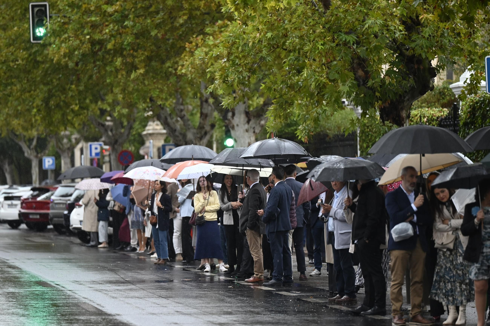 Las mejores fotos del Día de la Guardia Civil en Córdoba bajo la lluvia