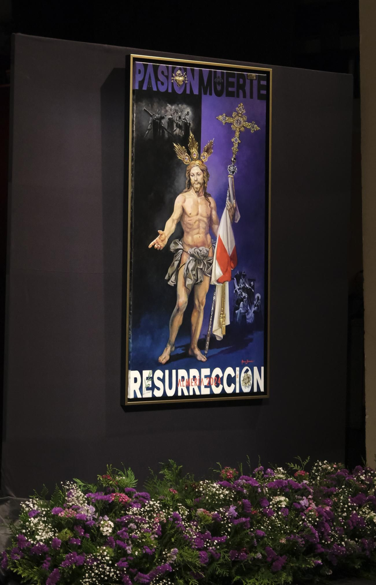 Imágenes de la presentación del cartel de la Semana Santa de Almería 2021