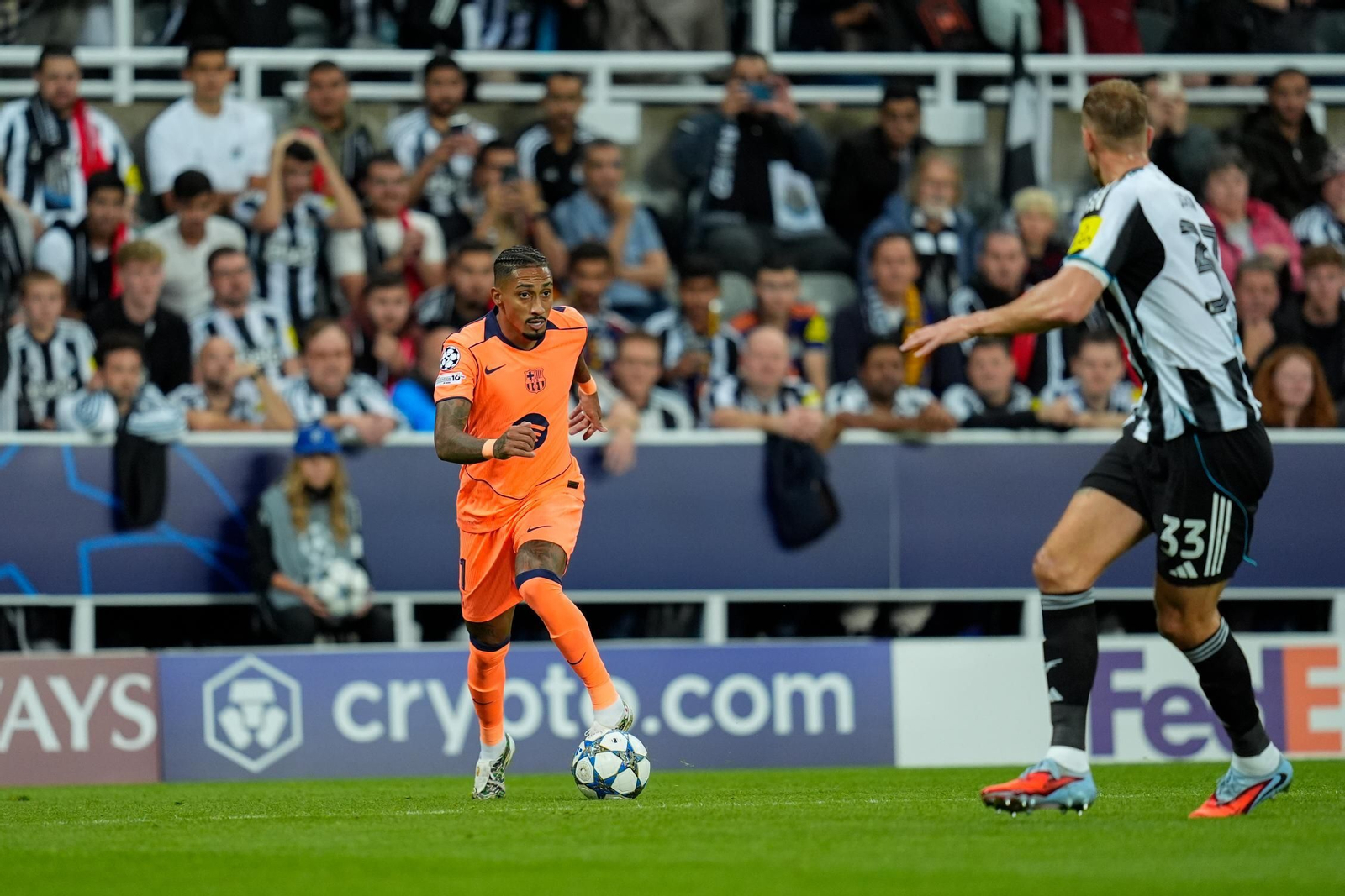 Las fotos del Newcastle-Barcelona