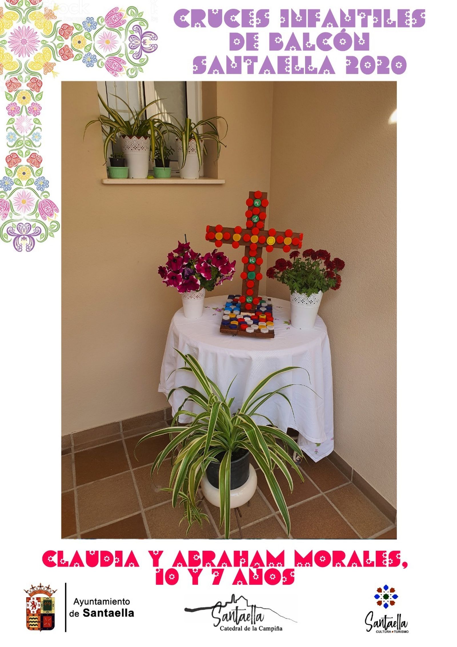 Así son las Cruces de Mayo de los niños de Santaella