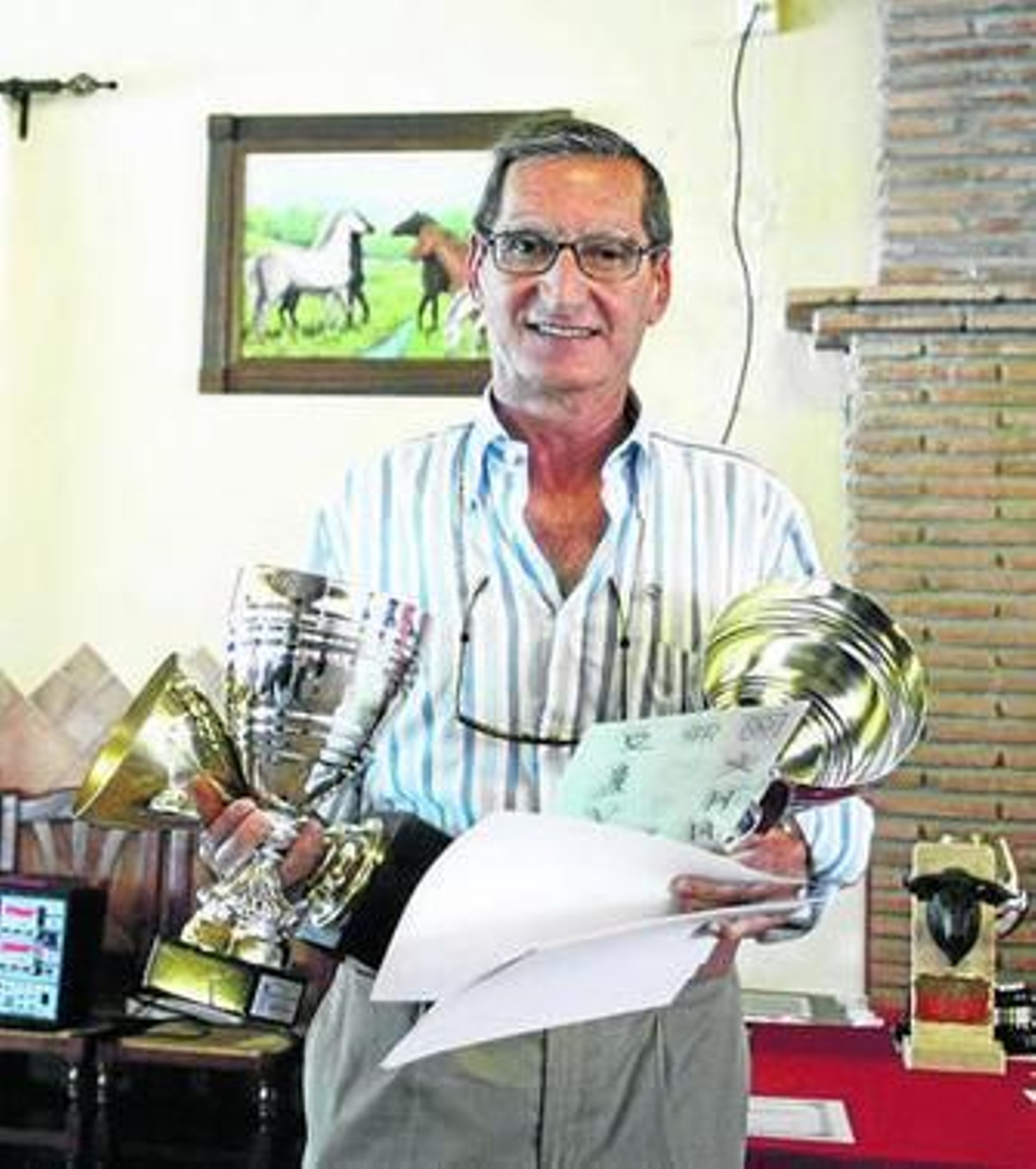 Mariano Vinuesa, el gran triunfador de la Feria de Ganado de 2013.