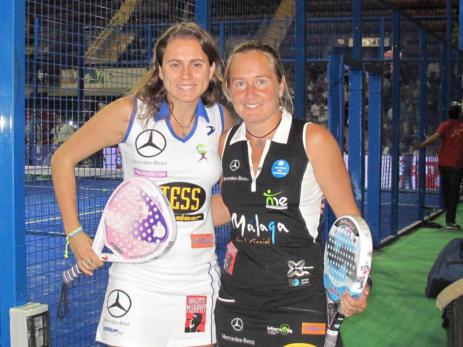 Cecilia Reiter y Carolina Navarro, en 2010.