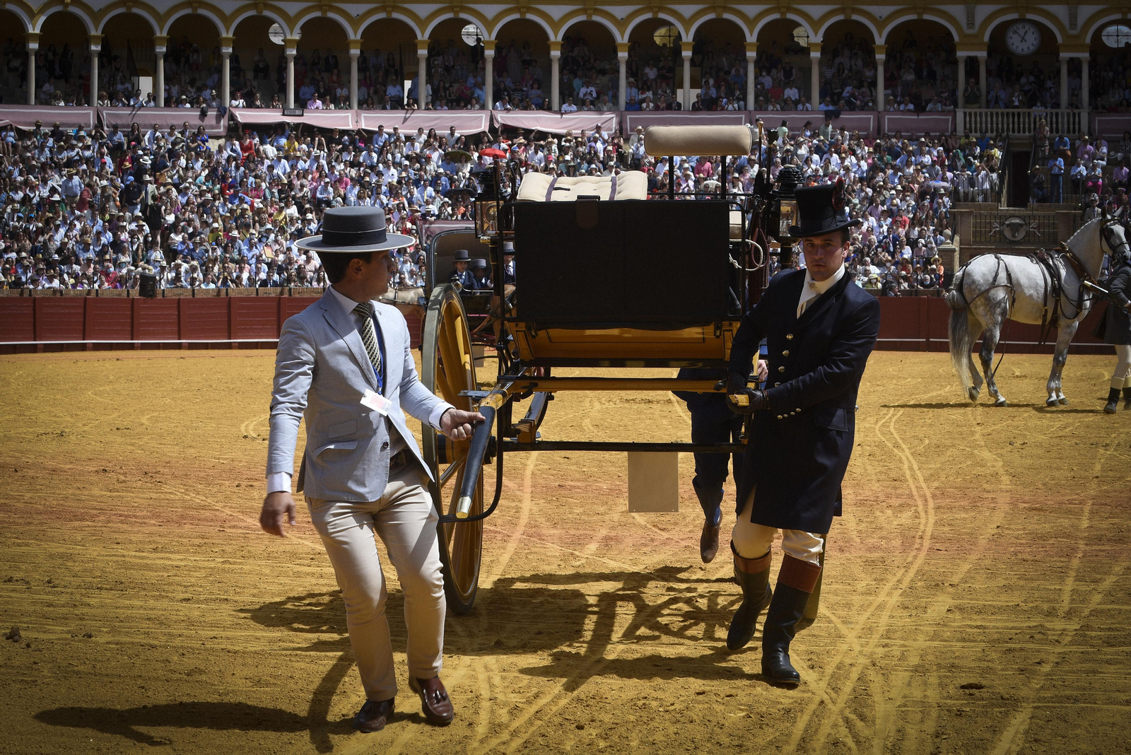 Las imágenes de la Exhibición de Enganches en la Maestranza