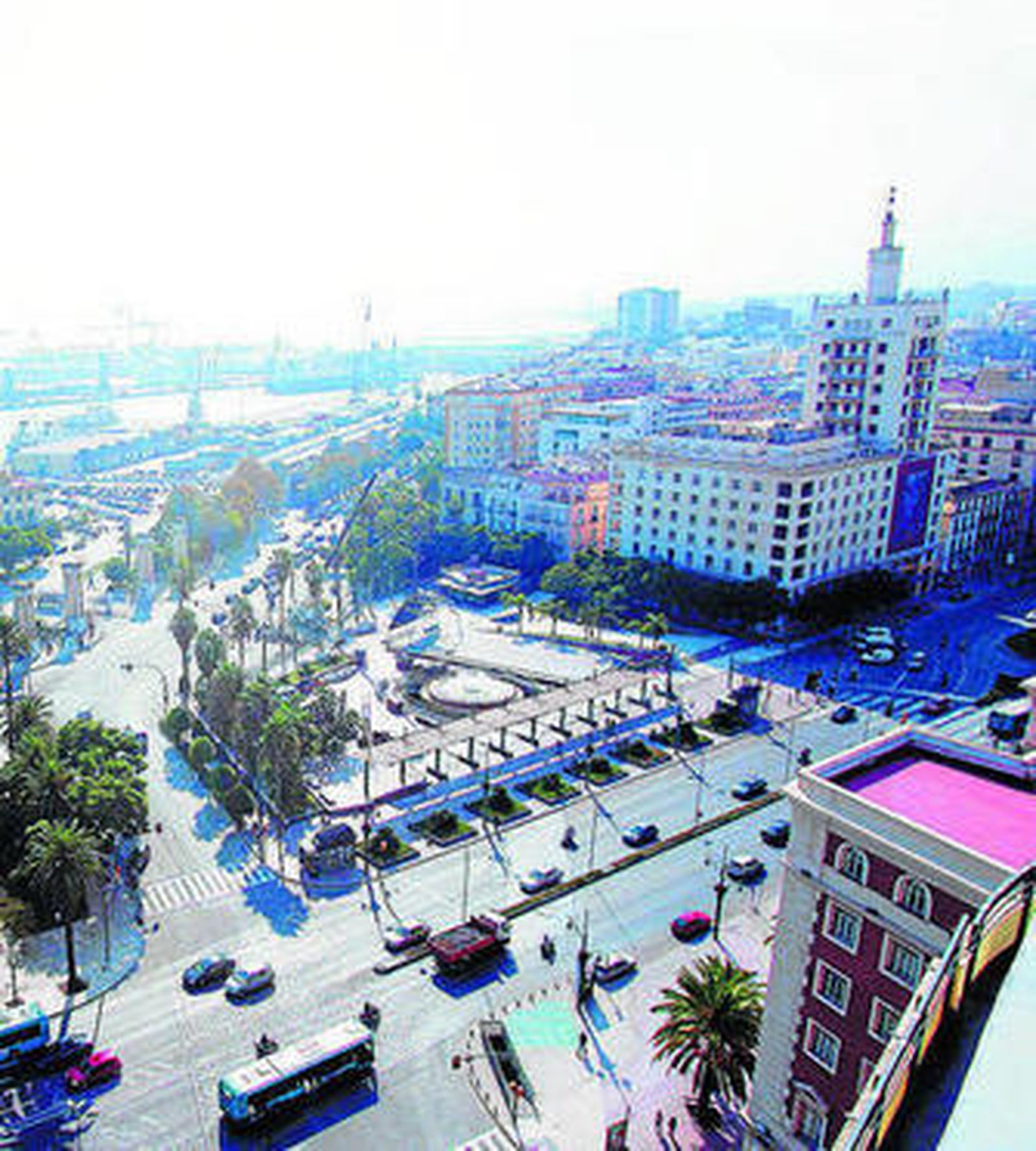 Imagen de la Plaza de la Marina.