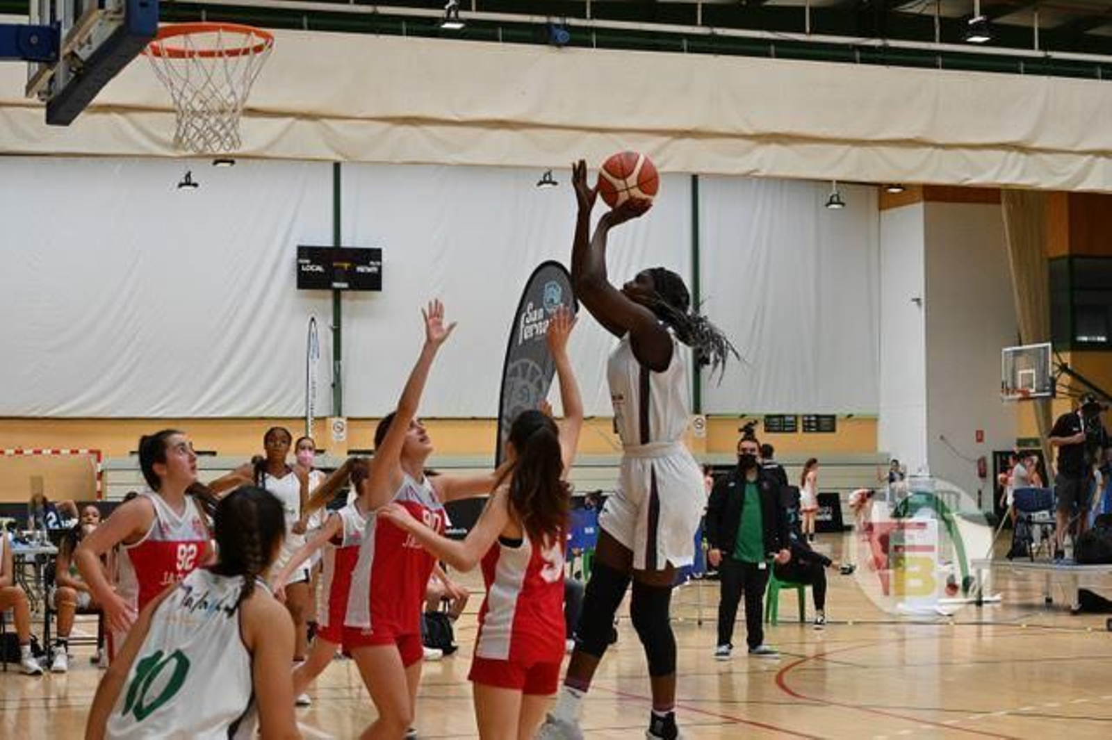 El Unicaja femenino, en uno de sus encuentros.