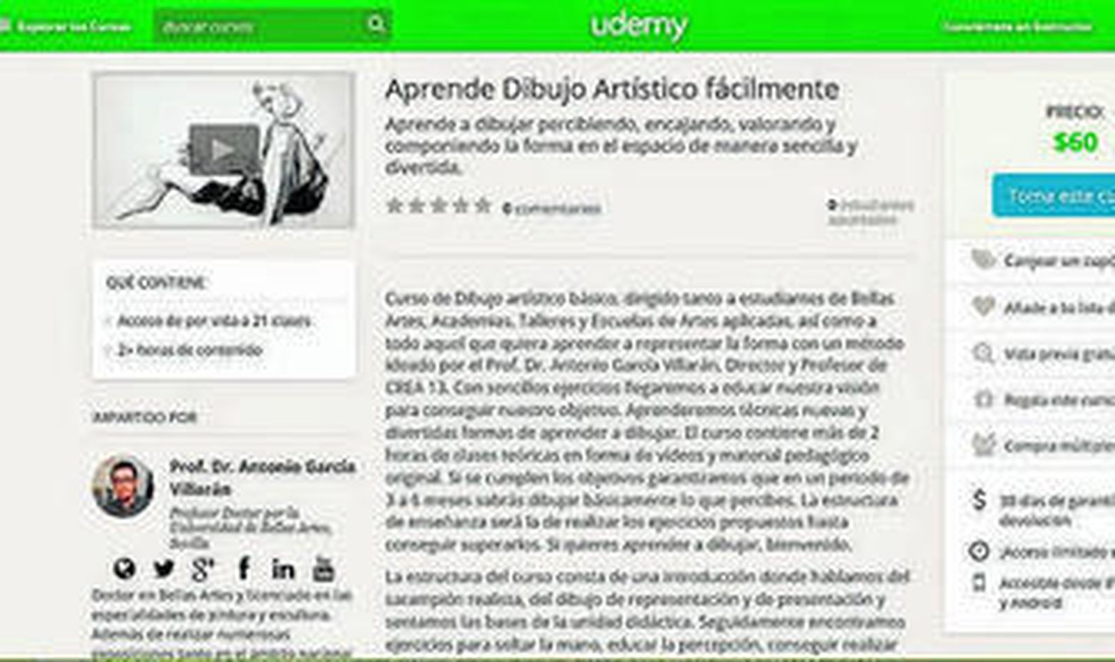 El centro sevillano CREA 13 oferta ahora sus cursos a través de la red.