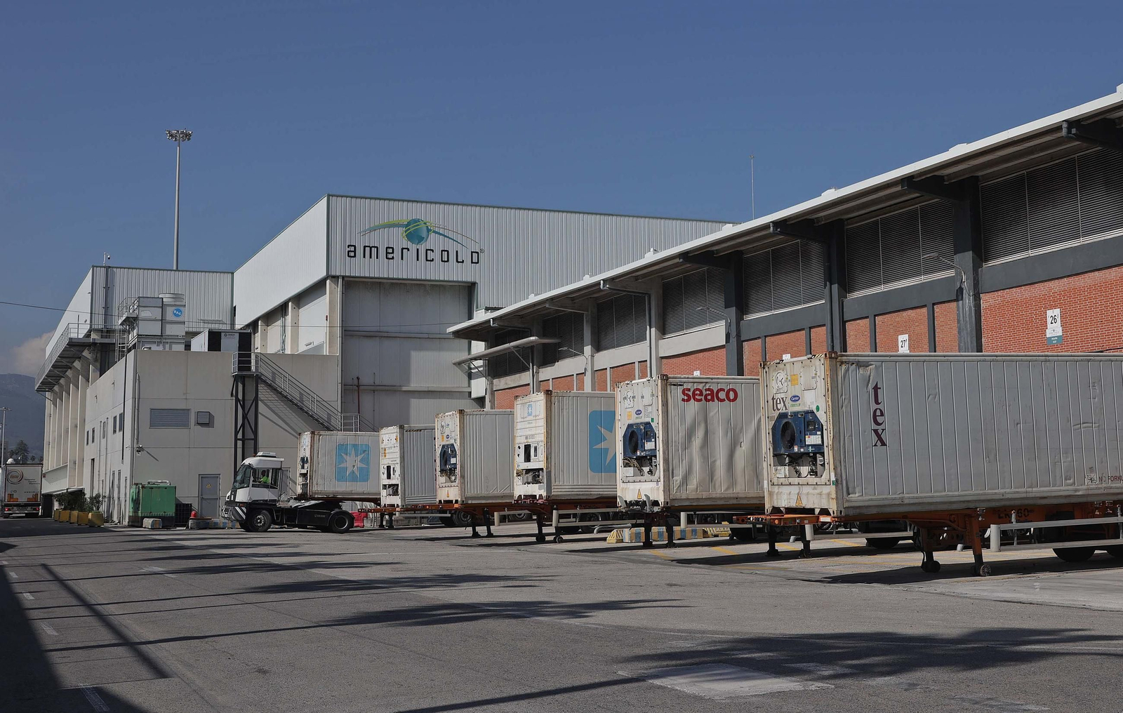 Fotos de la visita a la empresa Americold en el Puerto de Algeciras