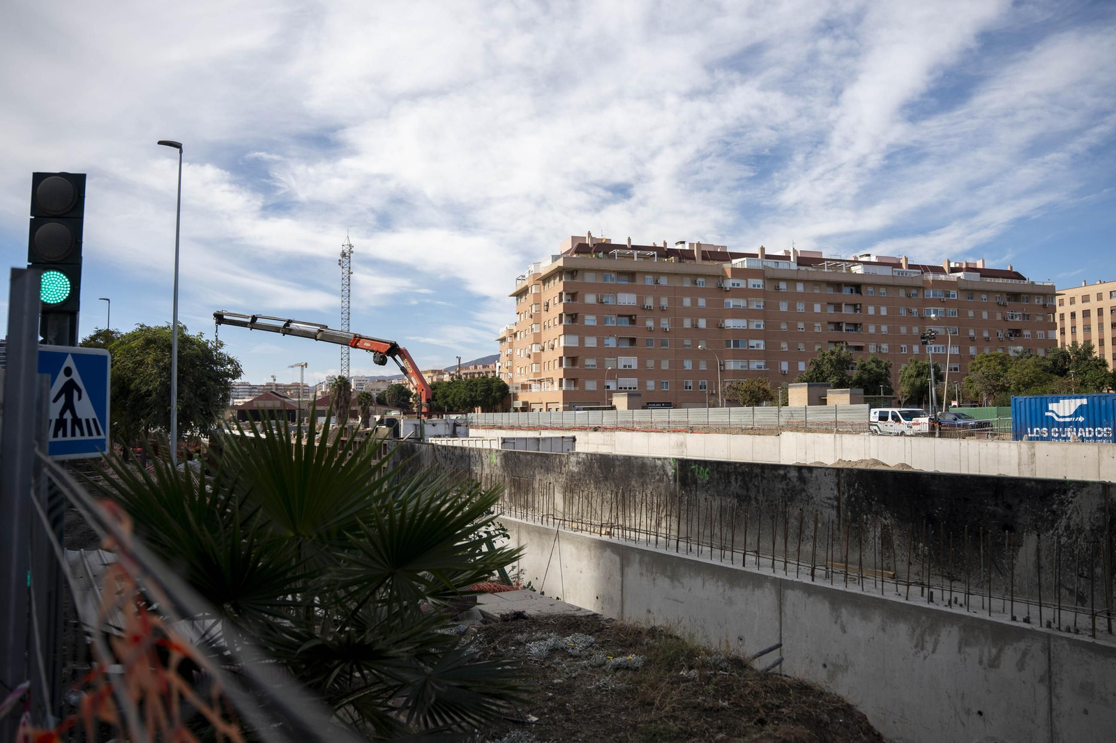 Así avanzan las obras del soterramiento ferroviario en Almería