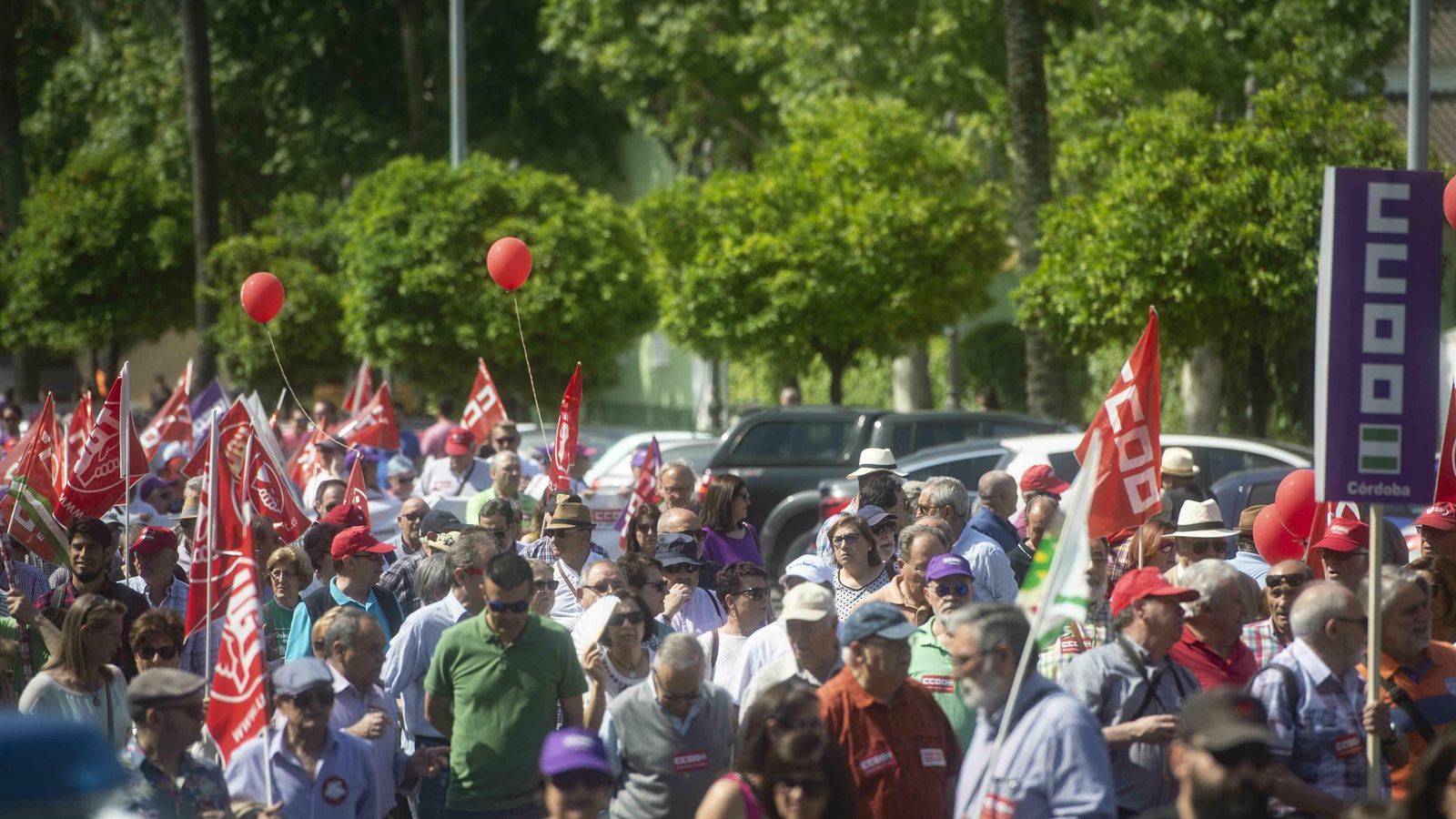 Asistentes a la manifestación