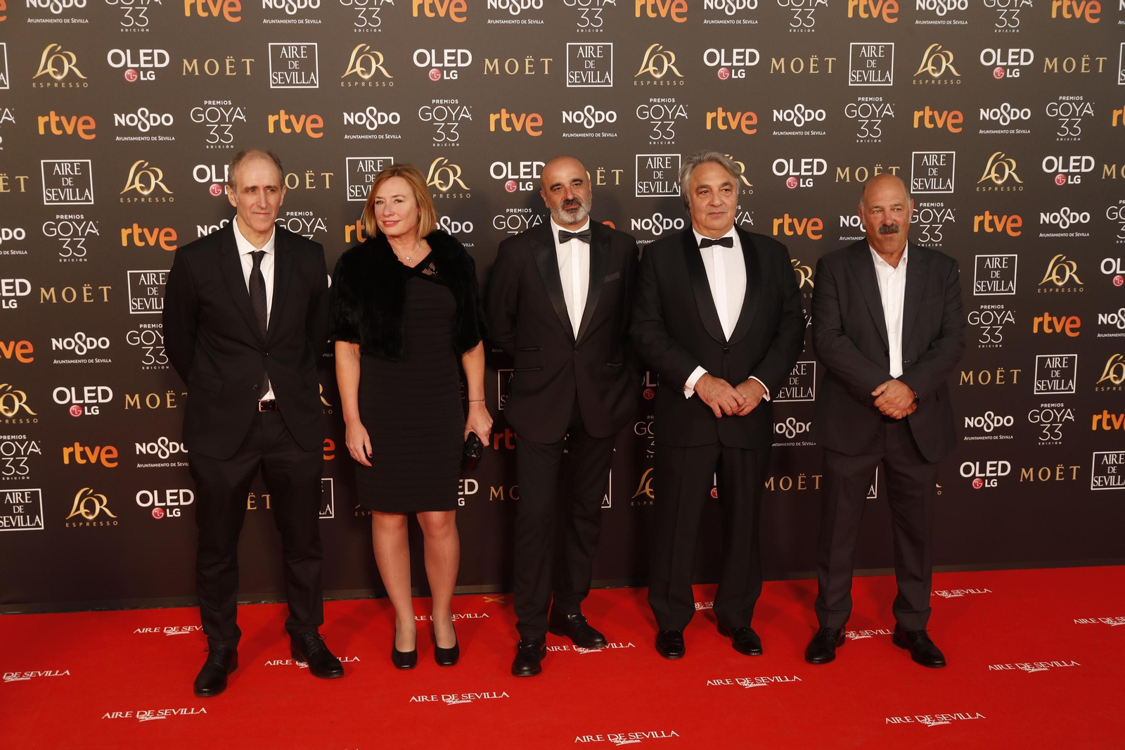 La alfombra roja de los Premios Goya en Sevilla