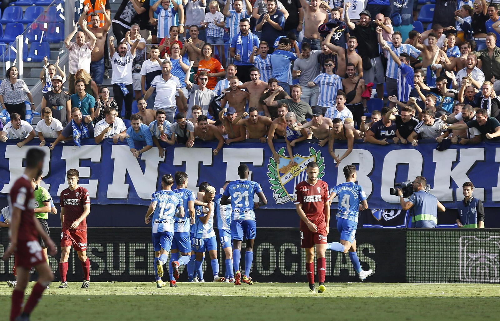 El Málaga CF-Córdoba CF, en imágenes