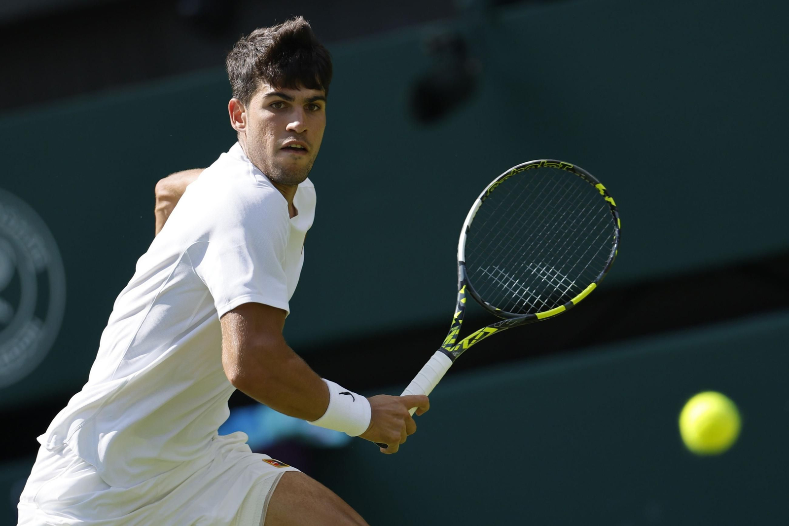 Las imágenes del debut de Alcaraz en Wimbledon y del resto de la jornada