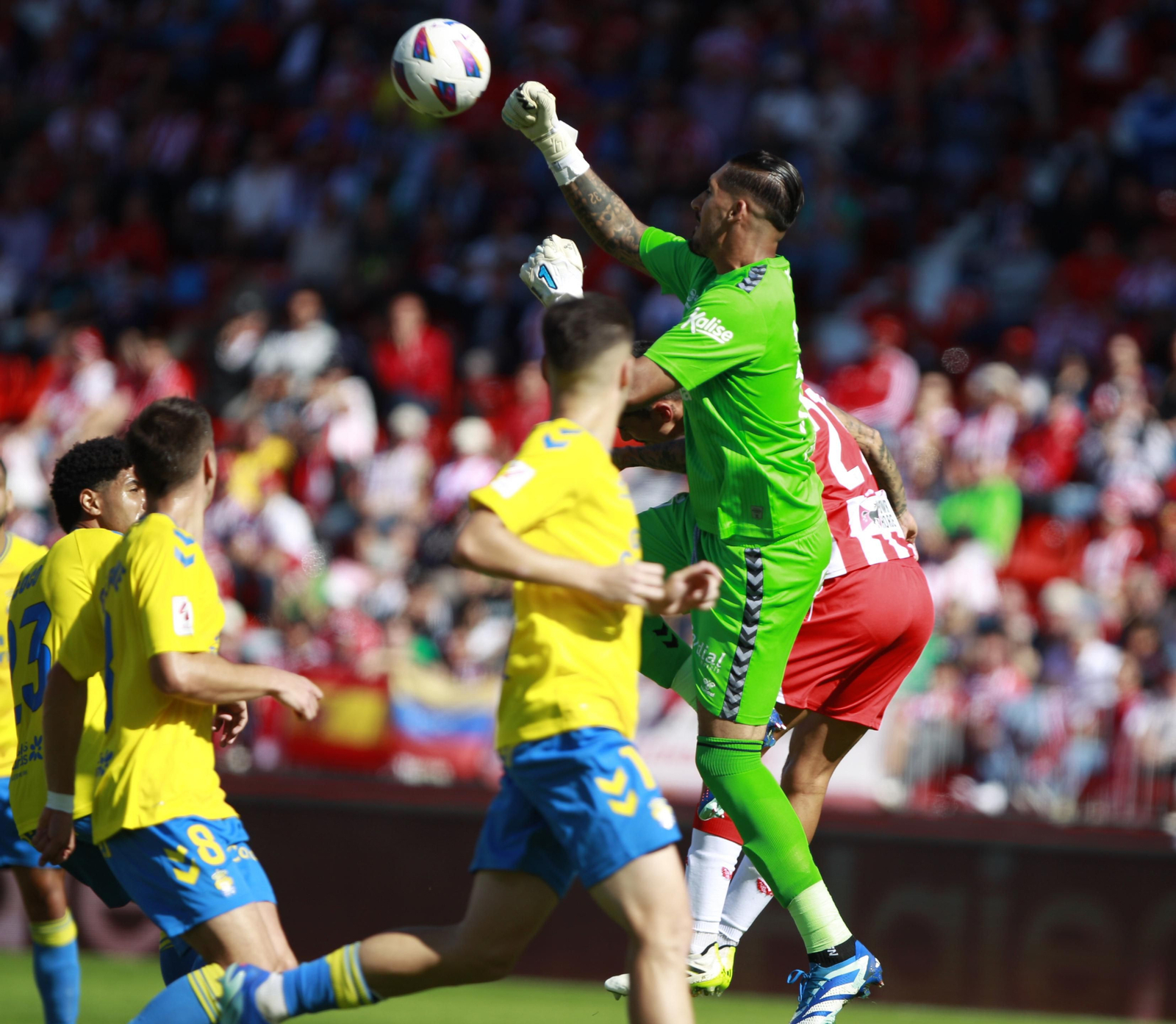 Imágenes del partido U.D. Almería-U.D. Las Palmas