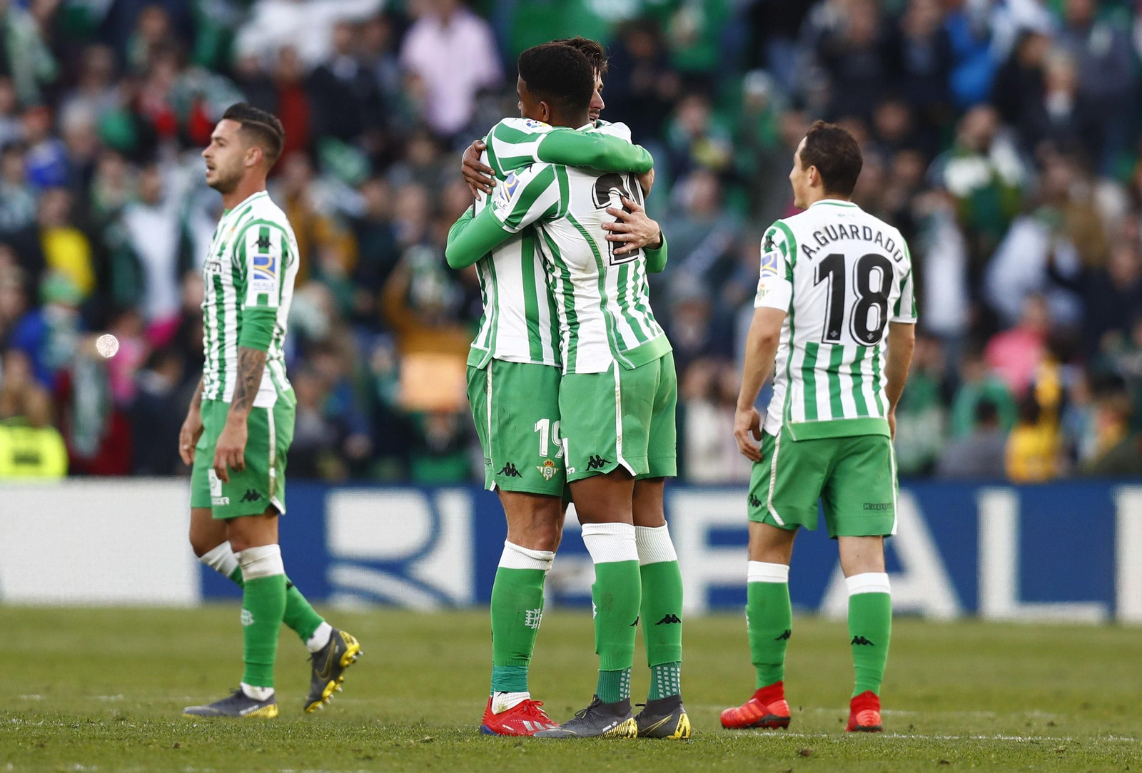 El Betis-Atlético de Madrid, en imágenes