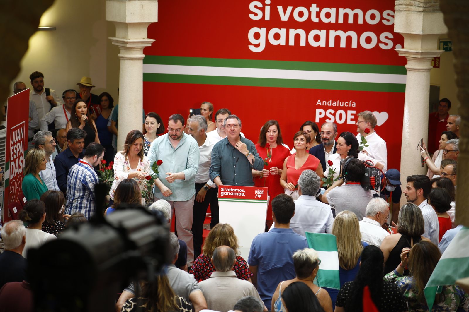 Elecciones Andalucía: La visita de los barones del PSOE en Córdoba, en imágenes