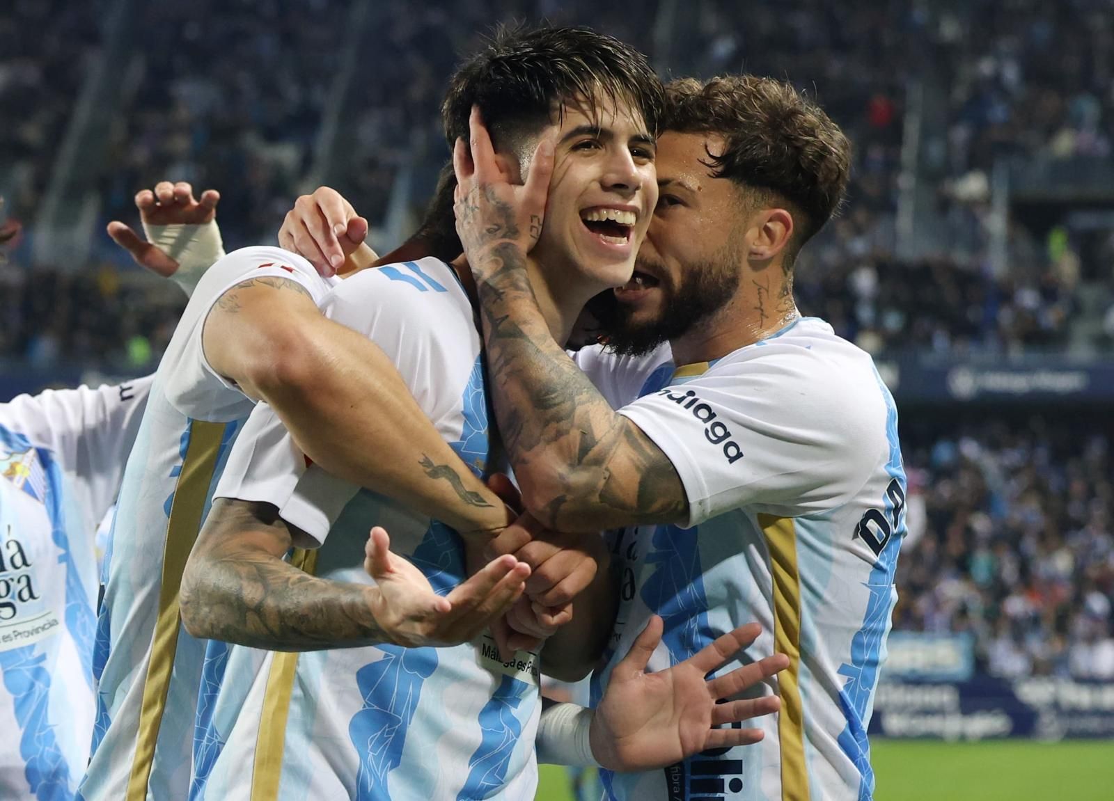 El Málaga CF-Eldense, en fotos