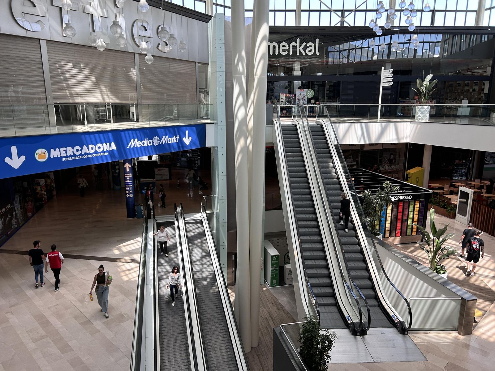 Imágenes del apagón en Sevilla