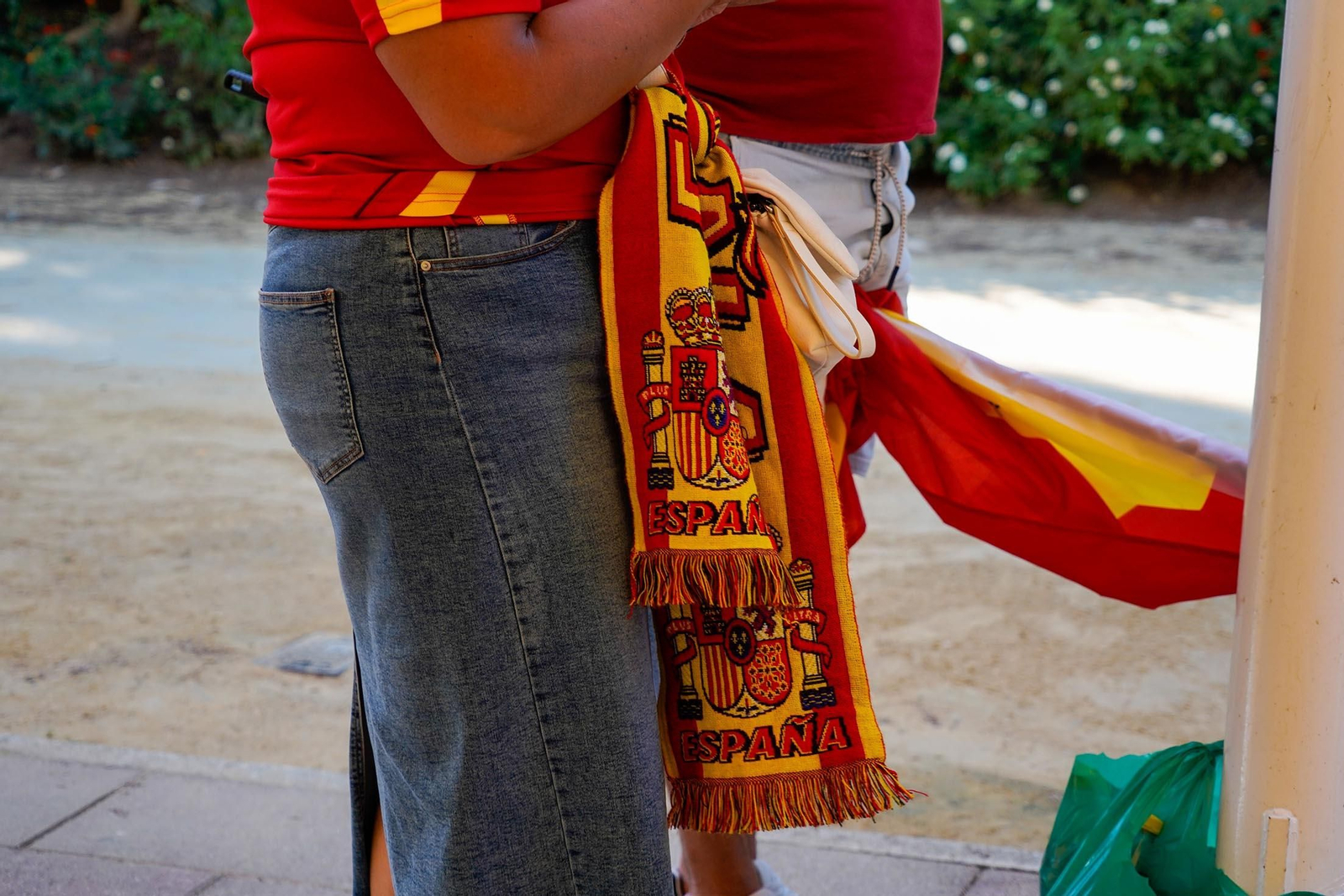 Imágenes del ambiente durante la final de la Eurocopa entre España e Inglaterra Imágenes del ambiente durante la final de la Eurocopa entre España e Inglaterra